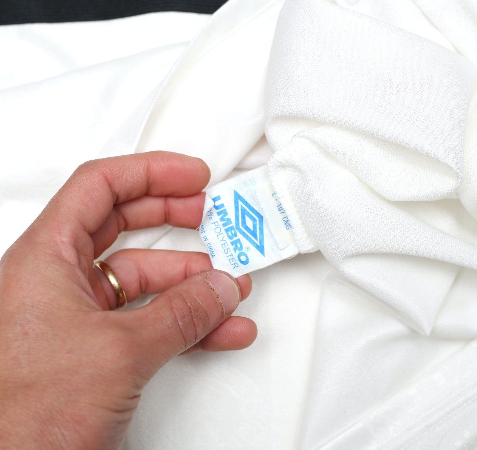 1997/99 BECKHAM #7 Manchester United Vintage Umbro Away Football Shirt (L)