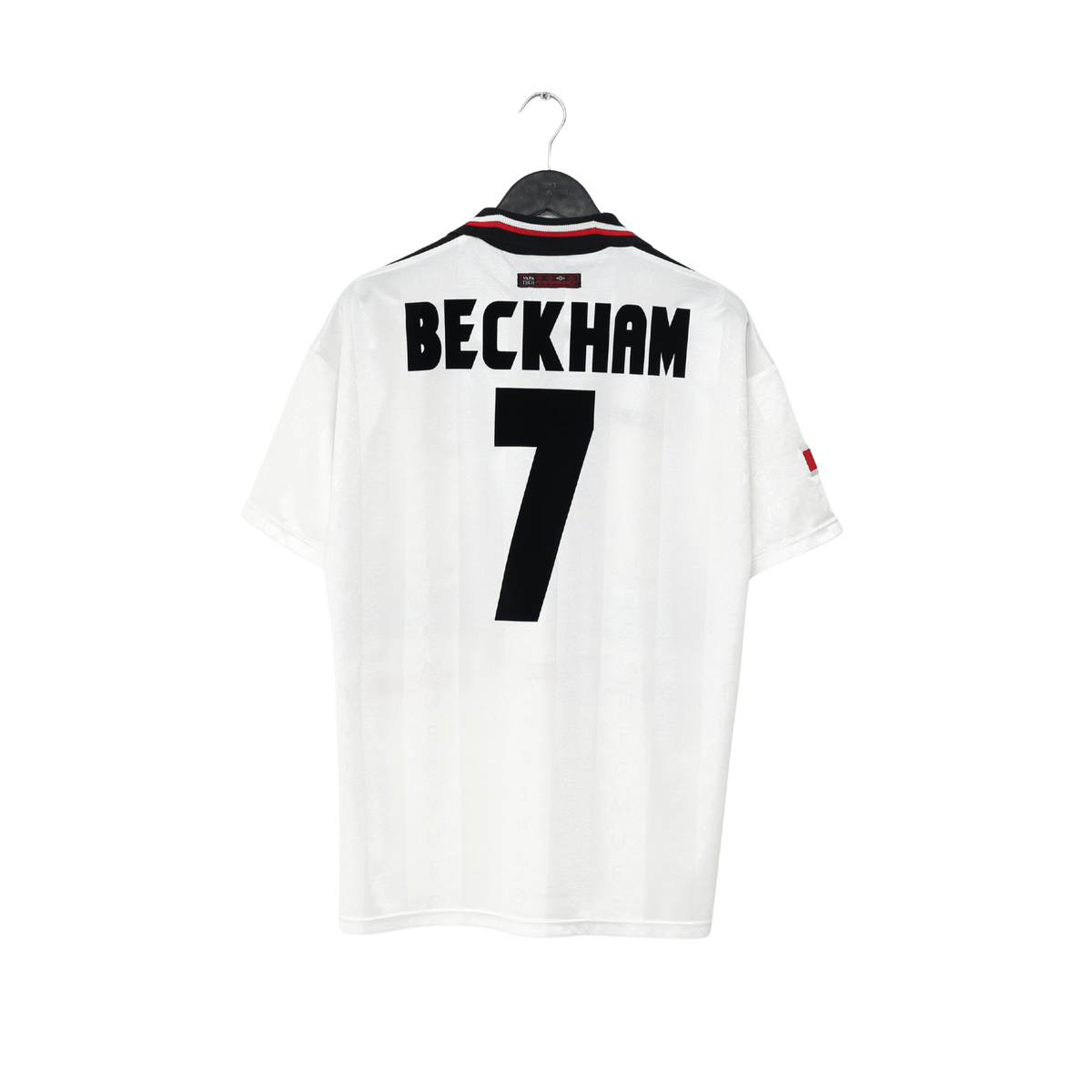 1997/99 BECKHAM #7 Manchester United Vintage Umbro Away Football Shirt (L)