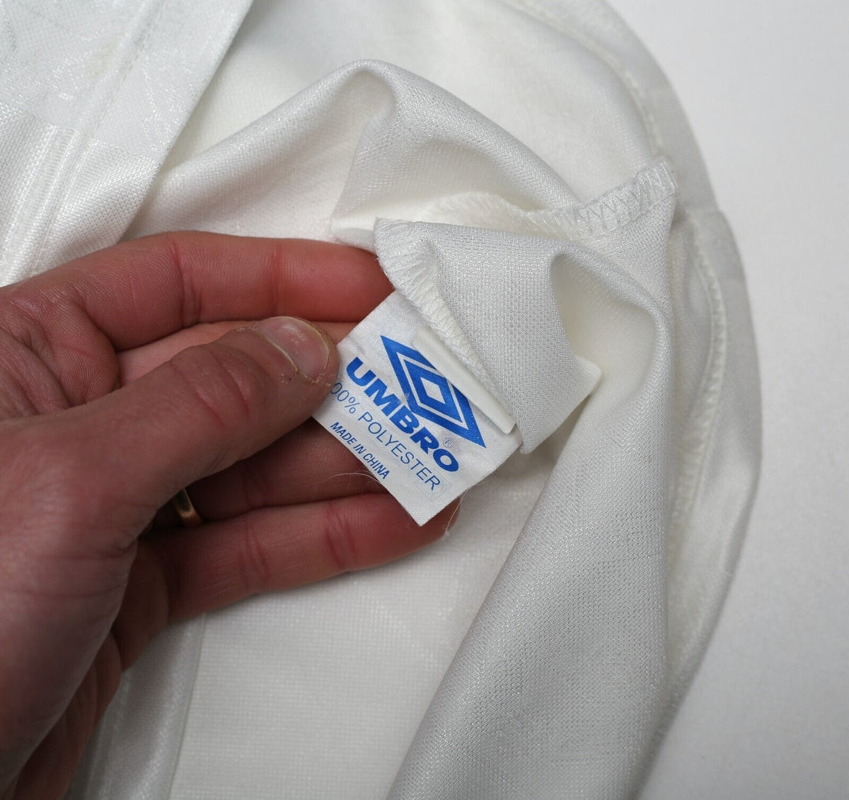 1997/99 BECKHAM #7 Manchester United Vintage Umbro Away Football Shirt (M)