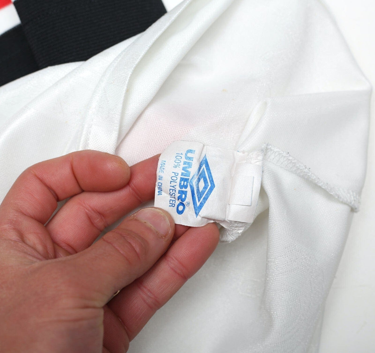 1997/99 BECKHAM #7 Manchester United Vintage Umbro Away Football Shirt (M)