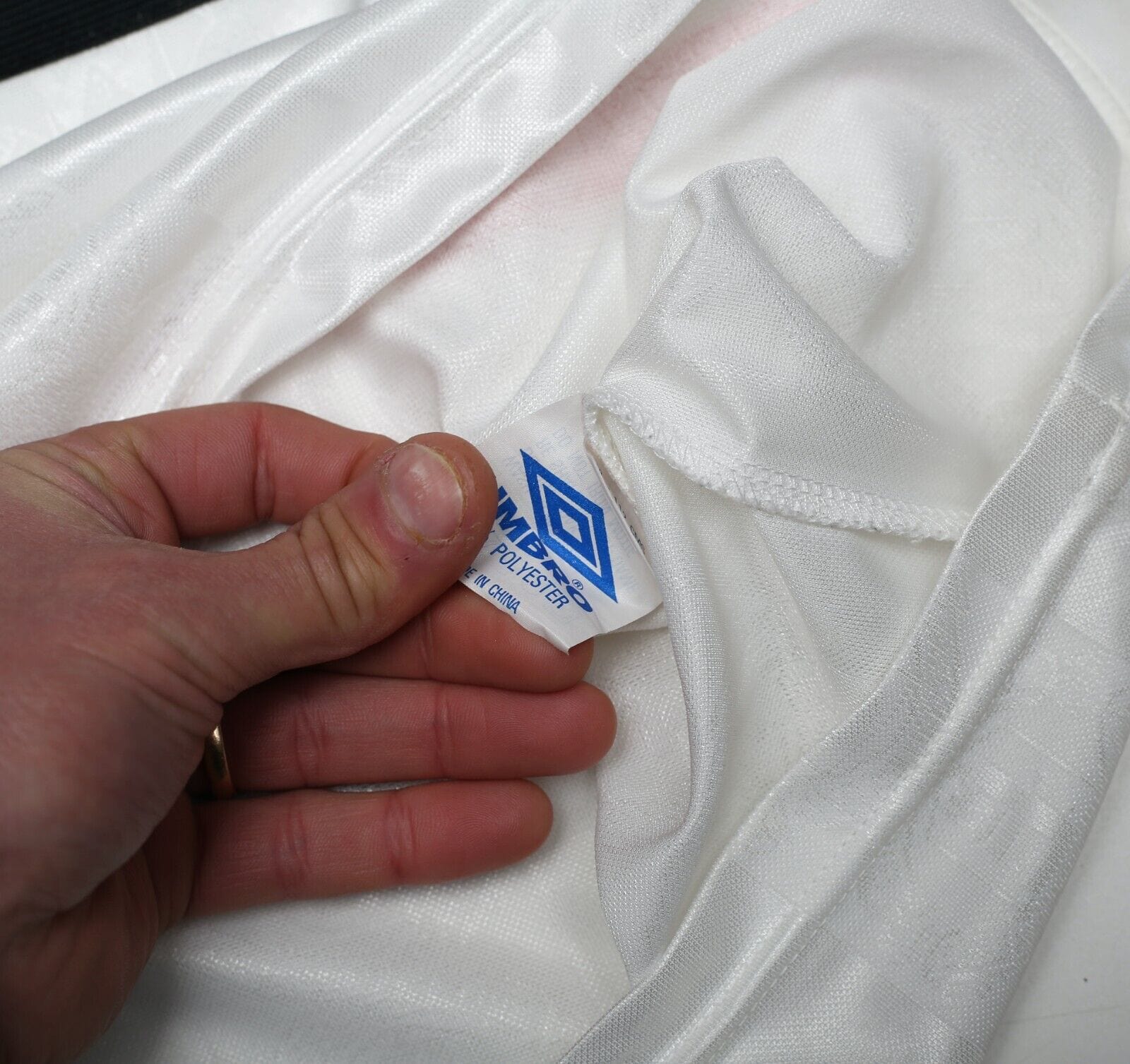 1997/99 BECKHAM #7 Manchester United Vintage Umbro Away Football Shirt (XL)