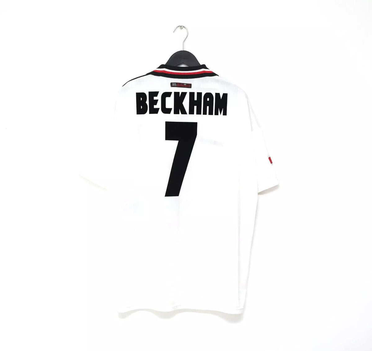 1997/99 BECKHAM #7 Manchester United Vintage Umbro Away Football Shirt (XXL)