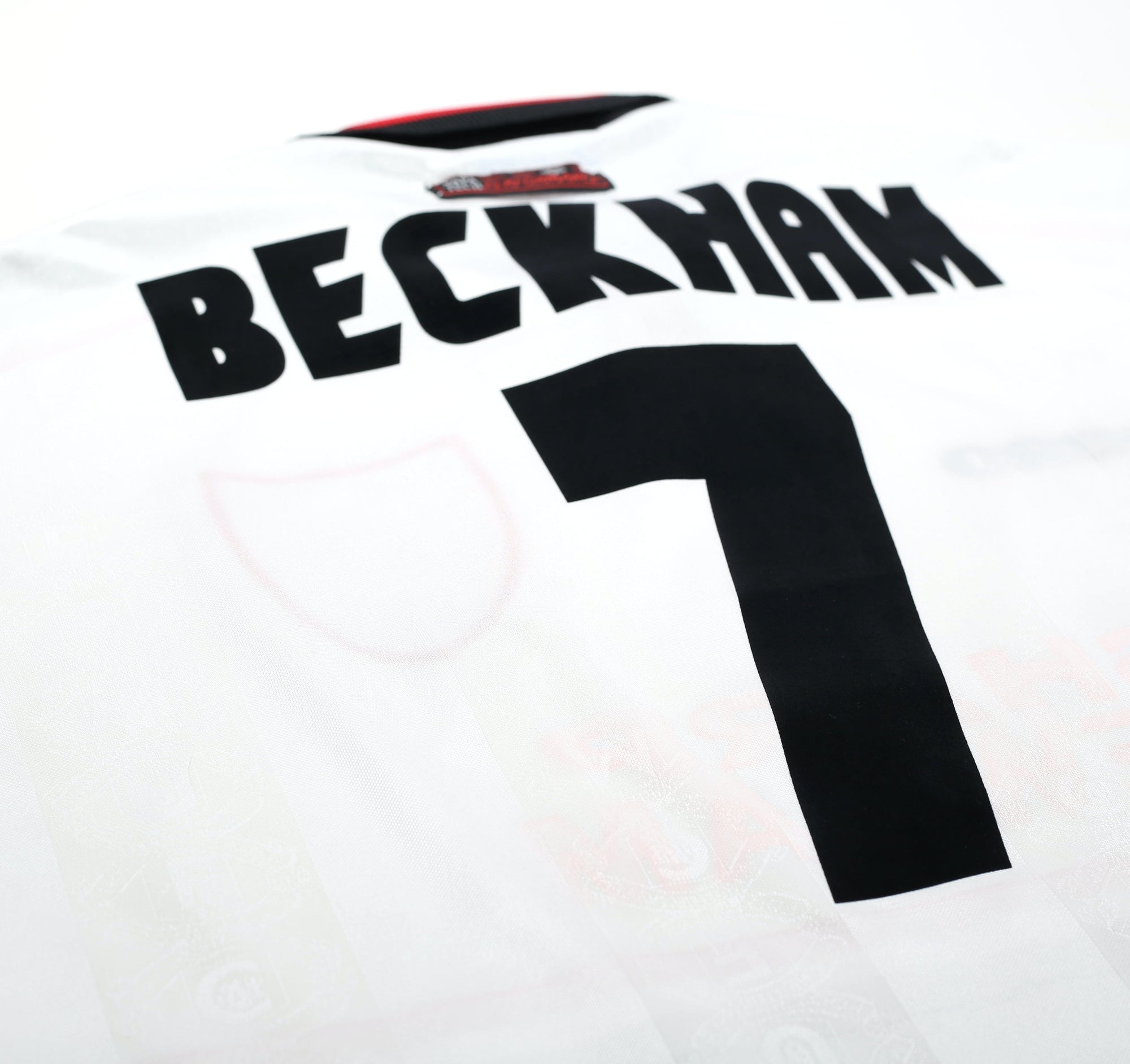 1997/99 BECKHAM #7 Manchester United Vintage Umbro Away Football Shirt (XXL)