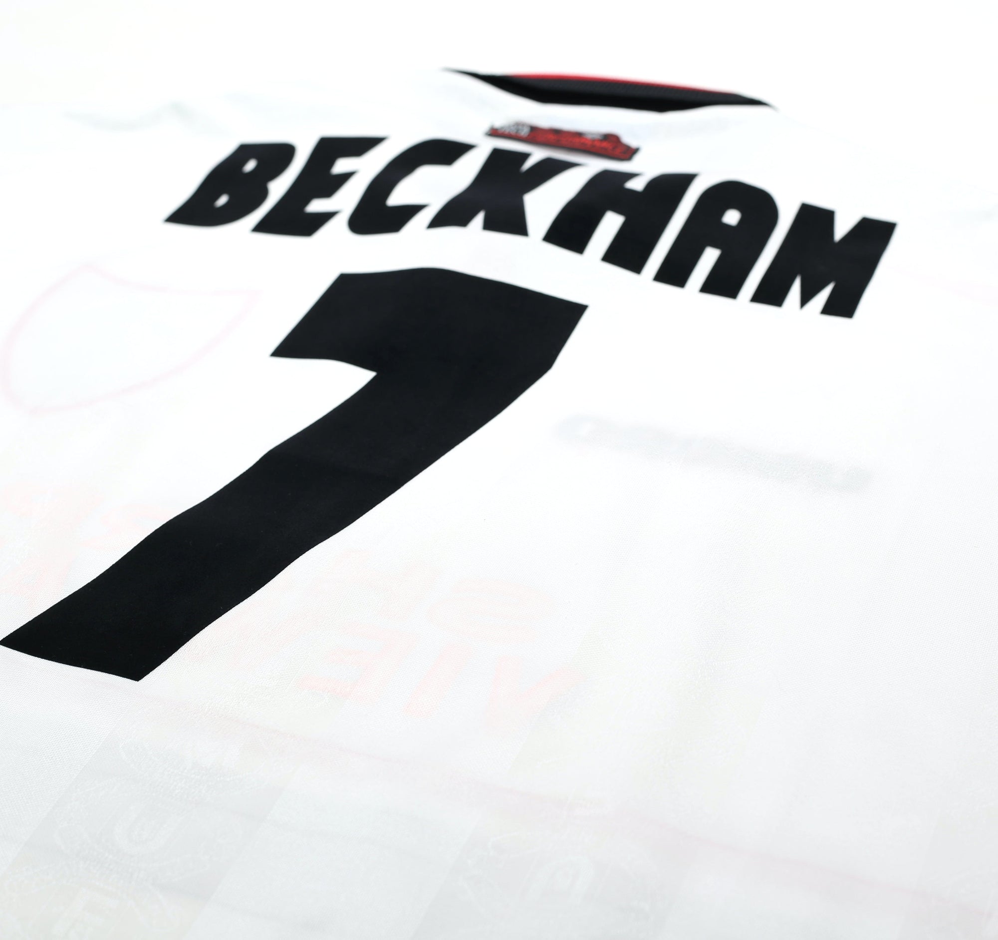 1997/99 BECKHAM #7 Manchester United Vintage Umbro Away Football Shirt (XXL)