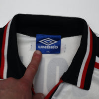 1997/99 Cole #9 Manchester United Vintage Umbro Away Football Shirt (XXL)