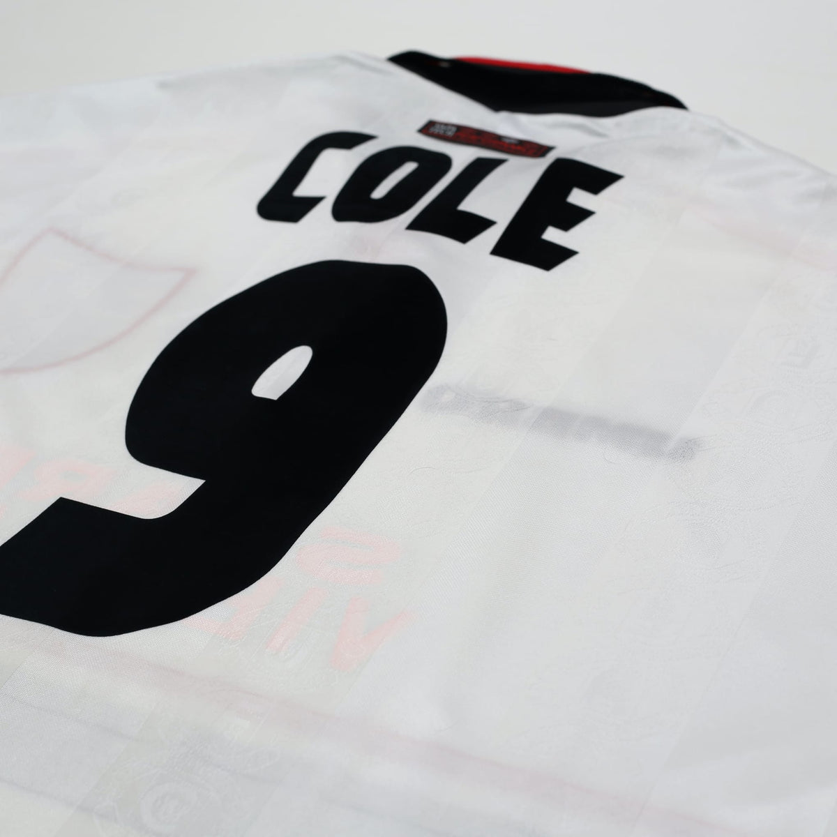 1997/99 Cole #9 Manchester United Vintage Umbro Away Football Shirt (XXL)