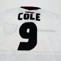 1997/99 Cole #9 Manchester United Vintage Umbro Away Football Shirt (XXL)