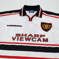1997/99 Cole #9 Manchester United Vintage Umbro Away Football Shirt (XXL)