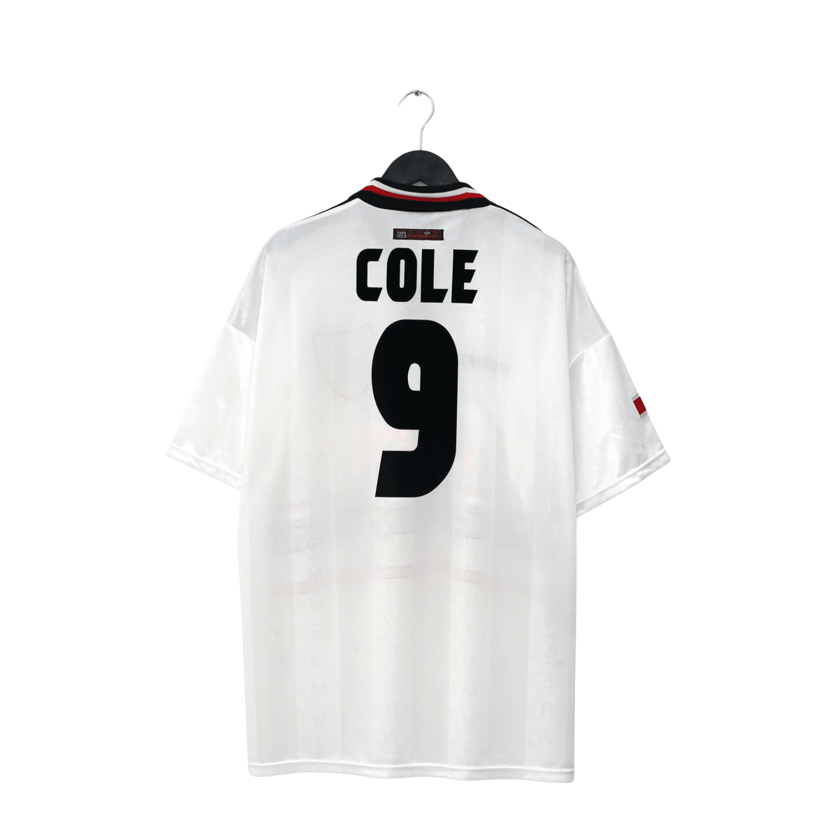 1997/99 Cole #9 Manchester United Vintage Umbro Away Football Shirt (XXL)