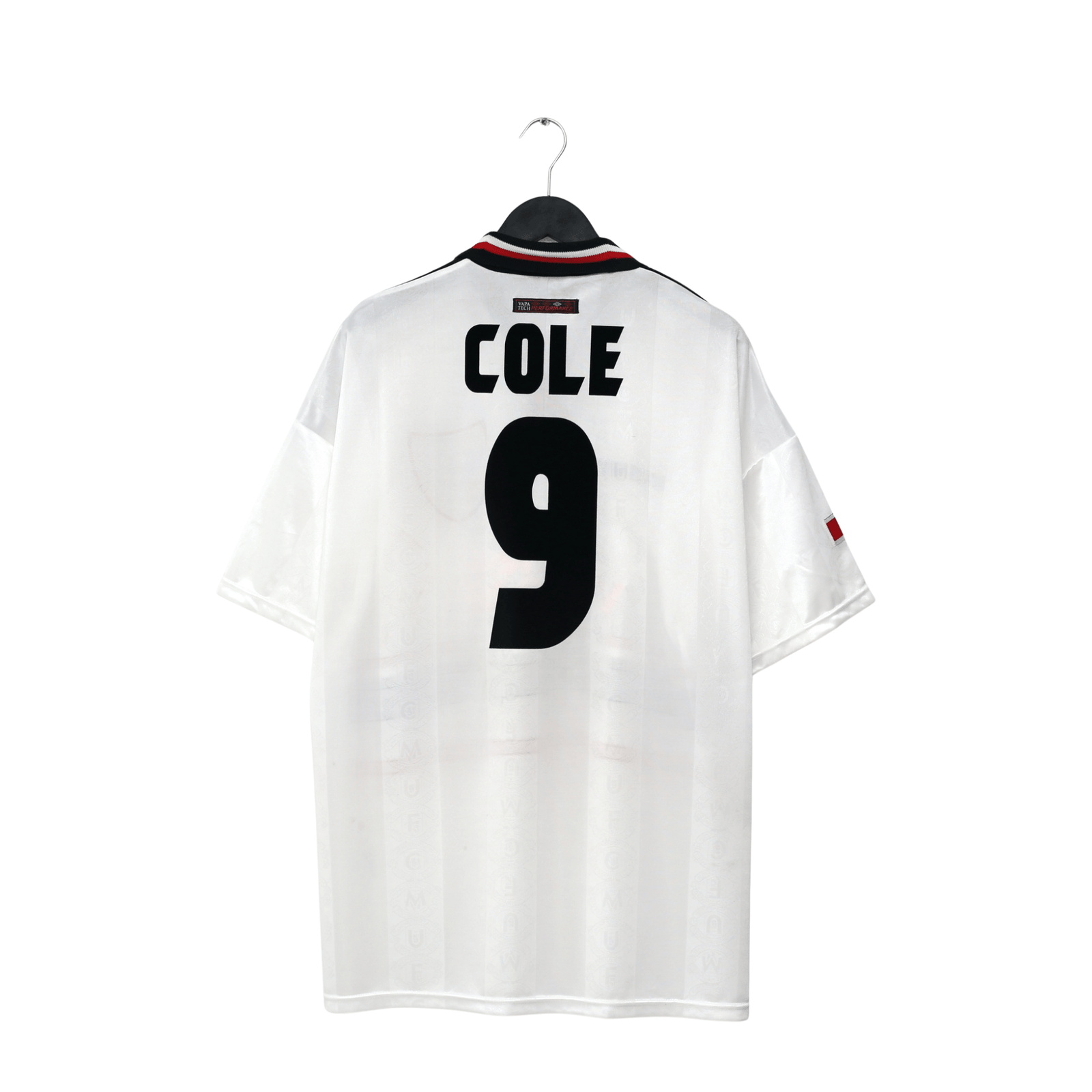 1997/99 Cole #9 Manchester United Vintage Umbro Away Football Shirt (XXL)