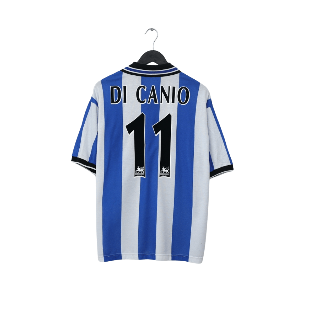 1997/99 DI CANIO #11 Sheffield Wednesday Vintage Home Football Shirt (L)