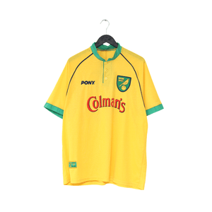 1997/99 EADIE #10 Norwich City Vintage PONY Home Shirt (L)
