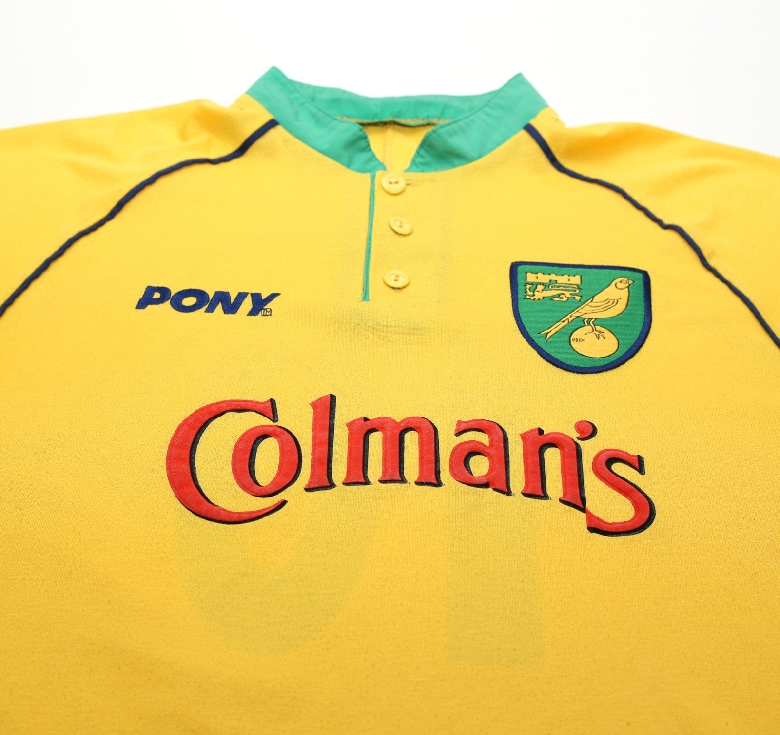 1997/99 EADIE #10 Norwich City Vintage PONY Home Shirt (L)