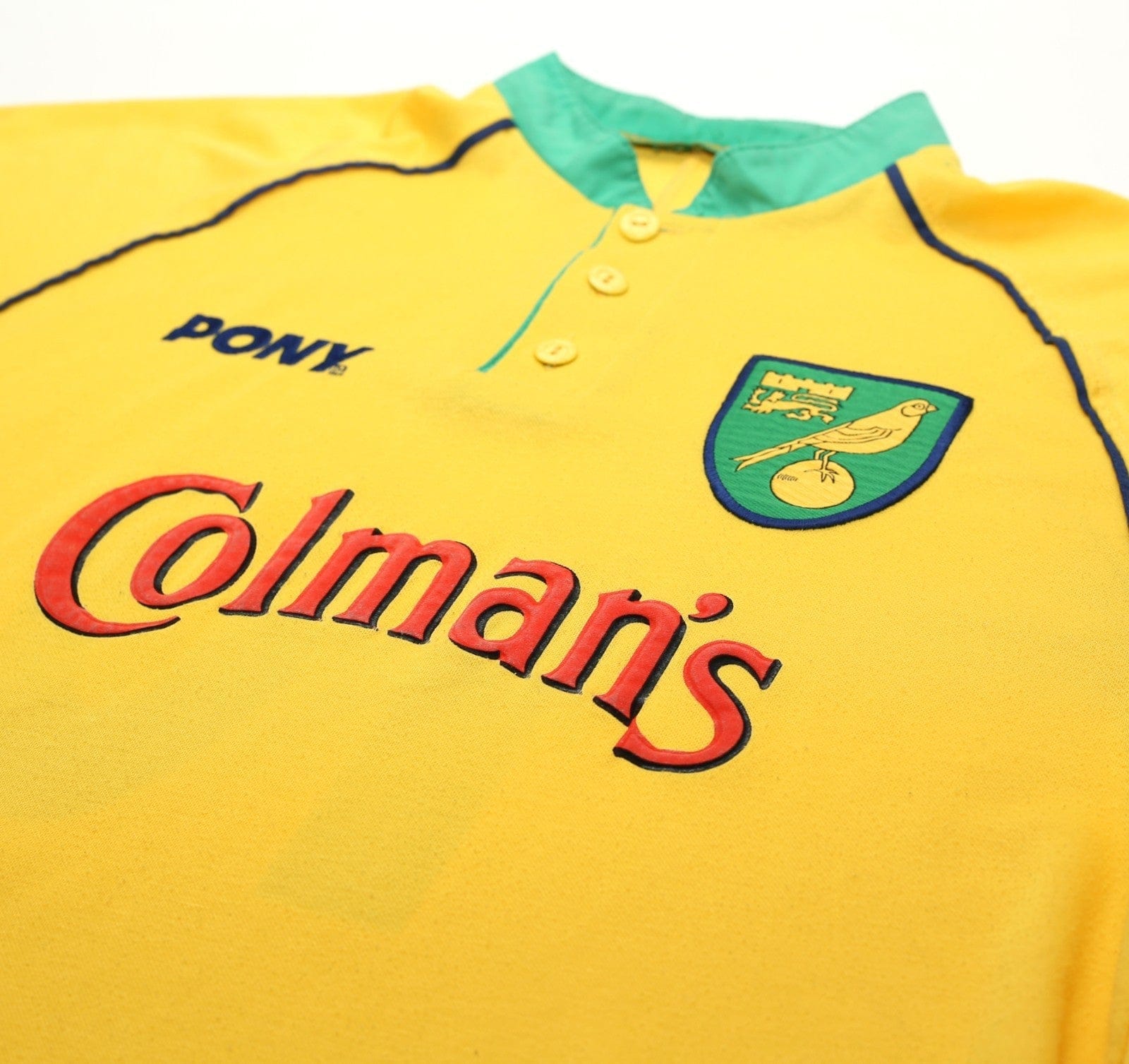 1997/99 EADIE #10 Norwich City Vintage PONY Home Shirt (L)