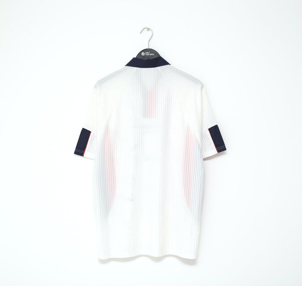 1997/99 ENGLAND U21'S Vintage Umbro Home SIGNED Football Shirt (L) BNWOT