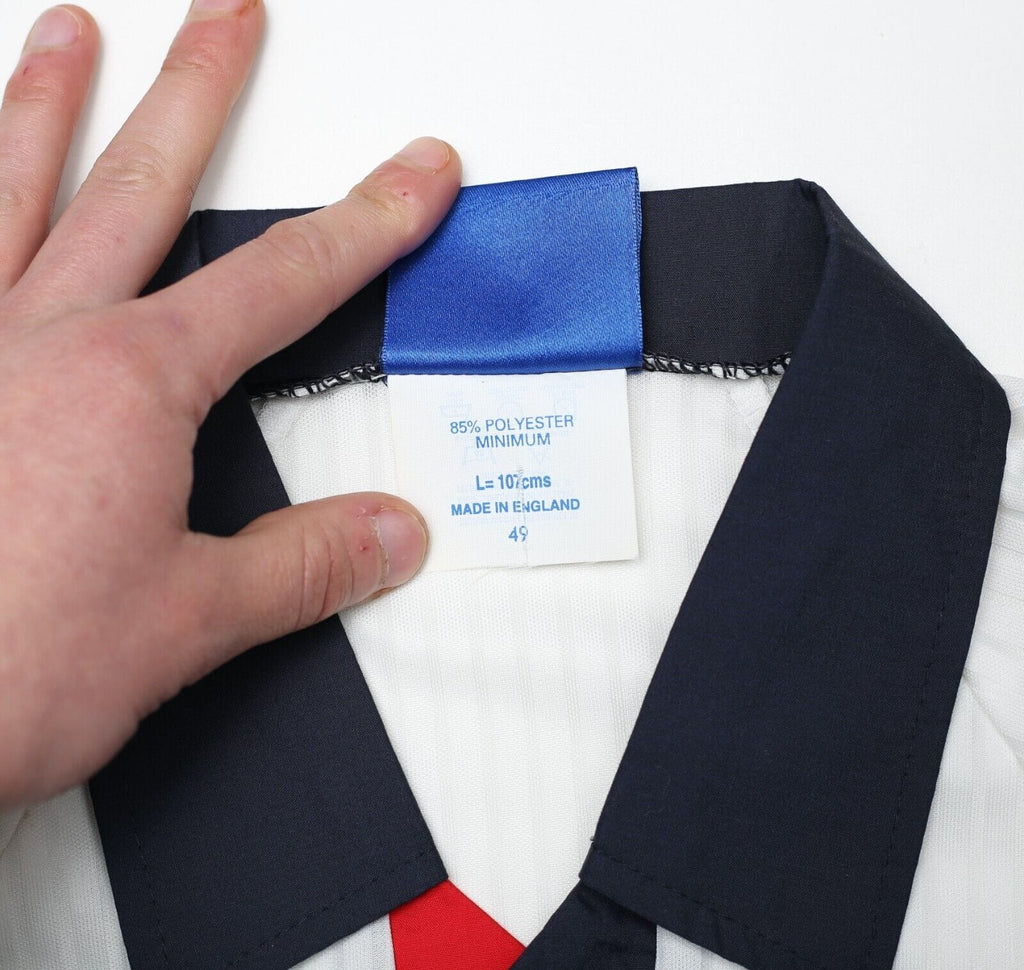 1997/99 ENGLAND U21'S Vintage Umbro Home SIGNED Football Shirt (L) BNWOT