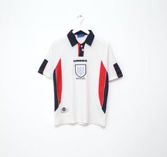 1997/99 ENGLAND Vintage Umbro Home Football Shirt (M