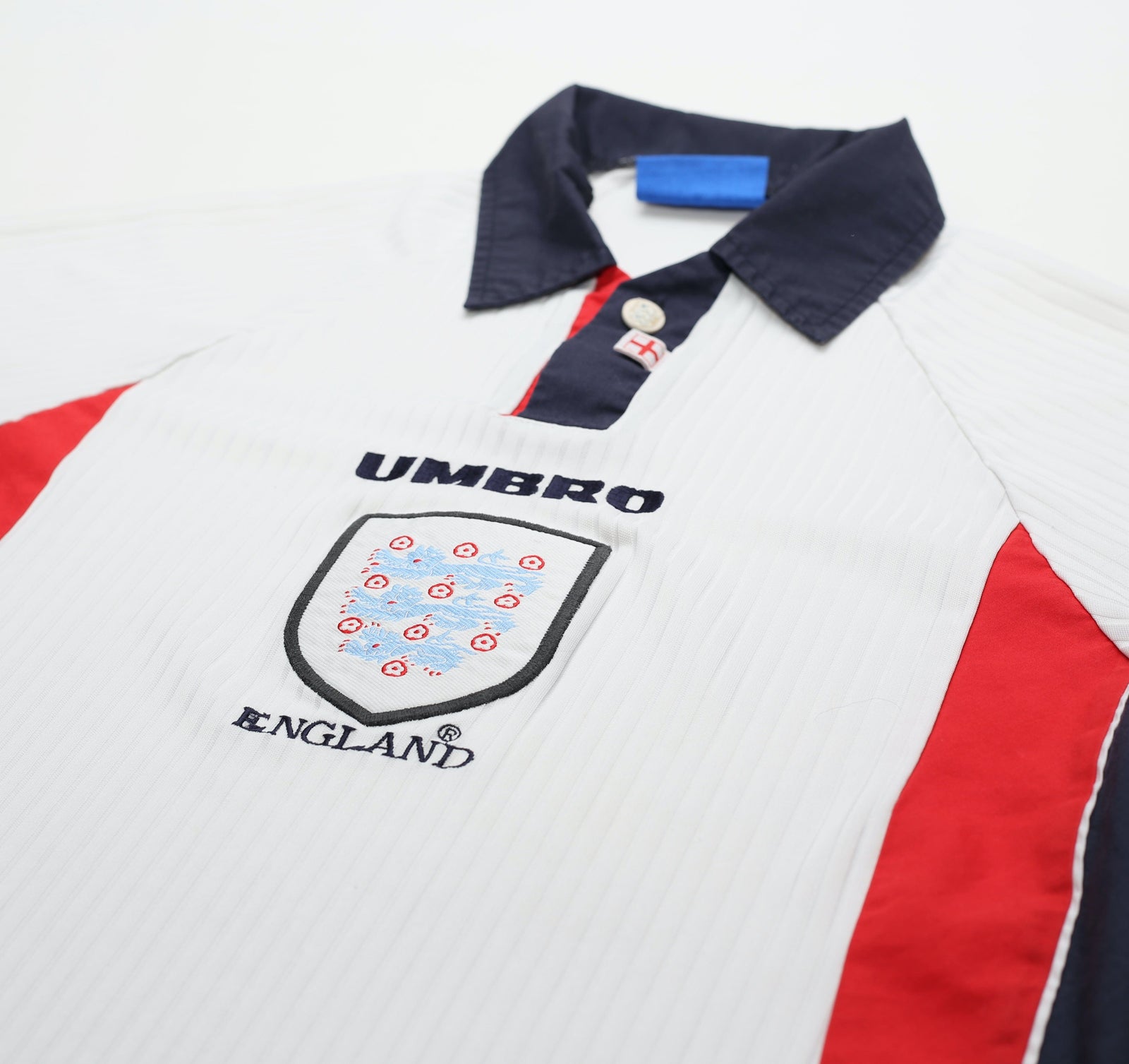 1997/99 ENGLAND Vintage Umbro Home Football Shirt (M)