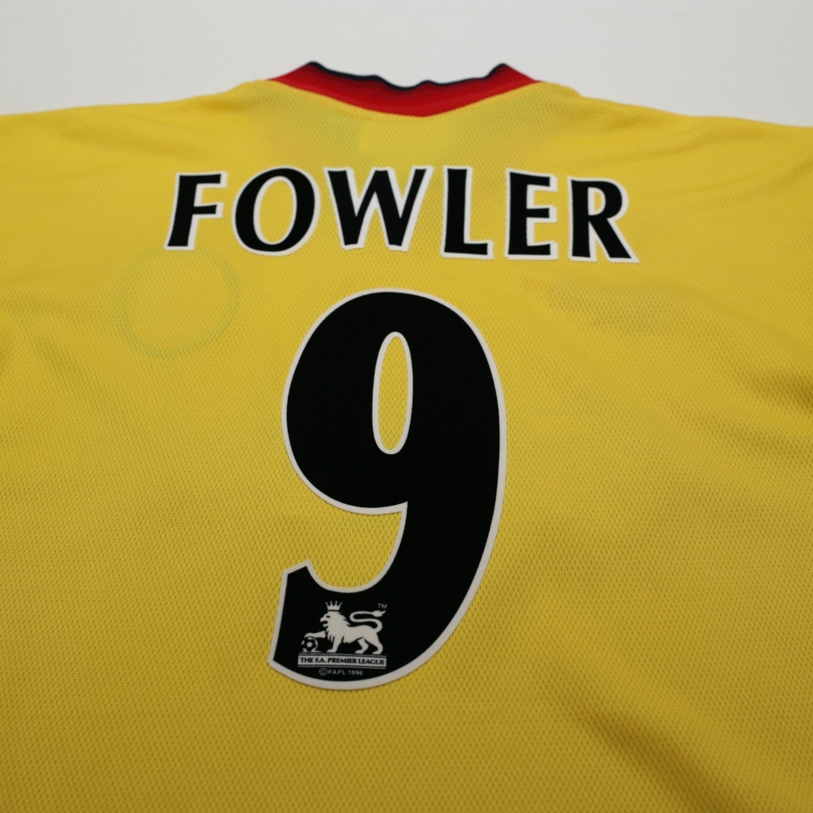 1997/99 Fowler #9 Liverpool Vintage Reebok Away Football Shirt (M) 38/40