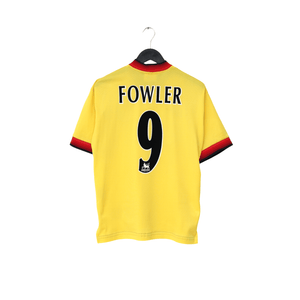 1997/99 Fowler #9 Liverpool Vintage Reebok Away Football Shirt (M) 38/40