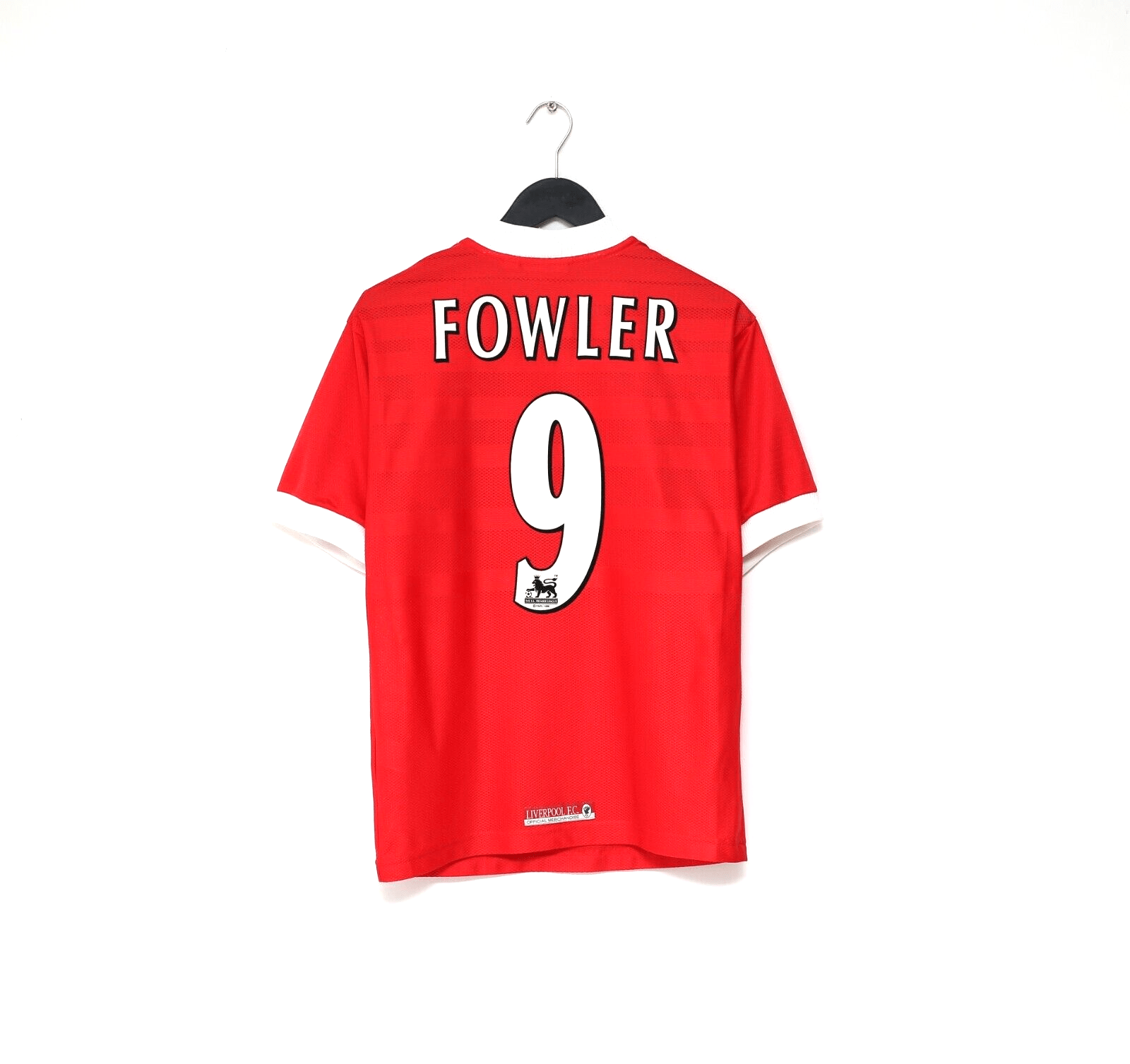 1997/99 FOWLER #9 Liverpool Vintage Reebok Home Football Shirt (S) 34/36