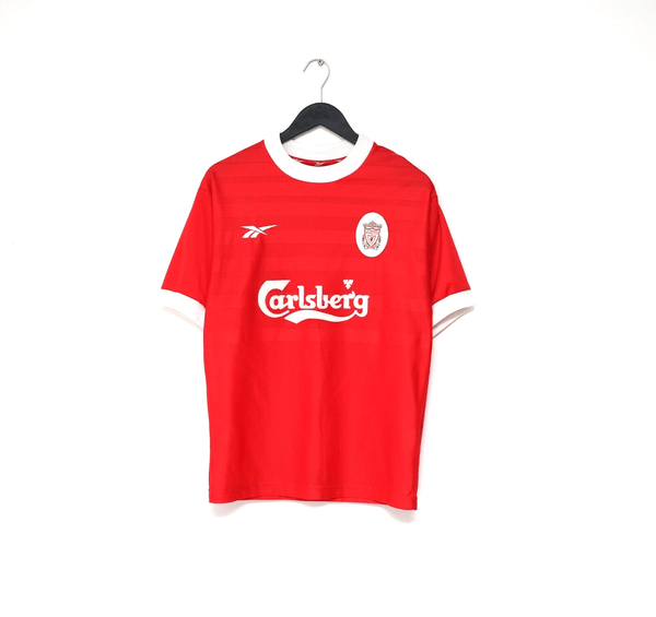 02's Reebok × Liverpool S/S Game Shirts Liverpool 2000 - 2002 Home football shirt jersey Reebok size