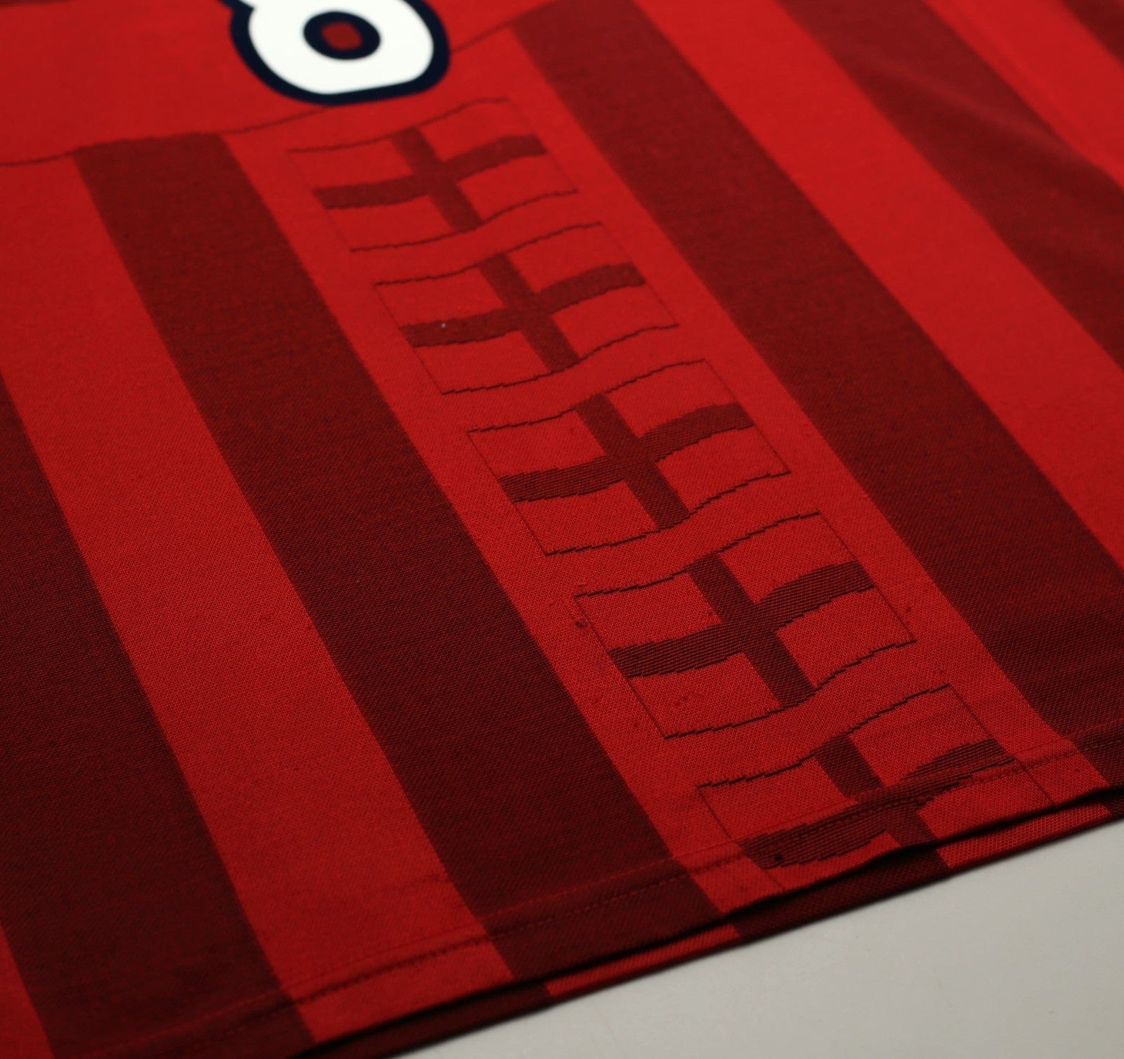 1997/99 GASCOIGNE #8 England Vintage Umbro Away Football Shirt (XL) Le Tournoi