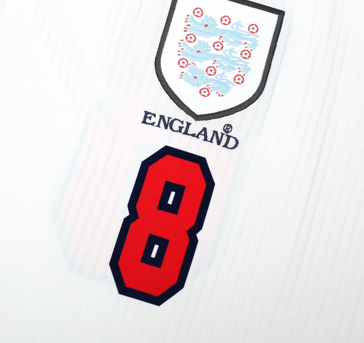 1997/99 GASCOIGNE #8 England Vintage Umbro Home Football Shirt (M/L) Le Tournoi