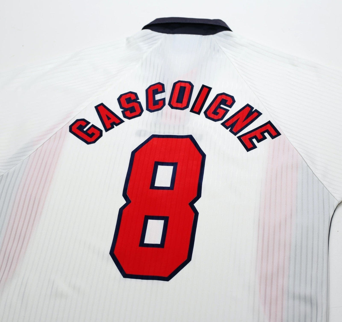 1997/99 GASCOIGNE #8 England Vintage Umbro Home Football Shirt (M/L) Le Tournoi