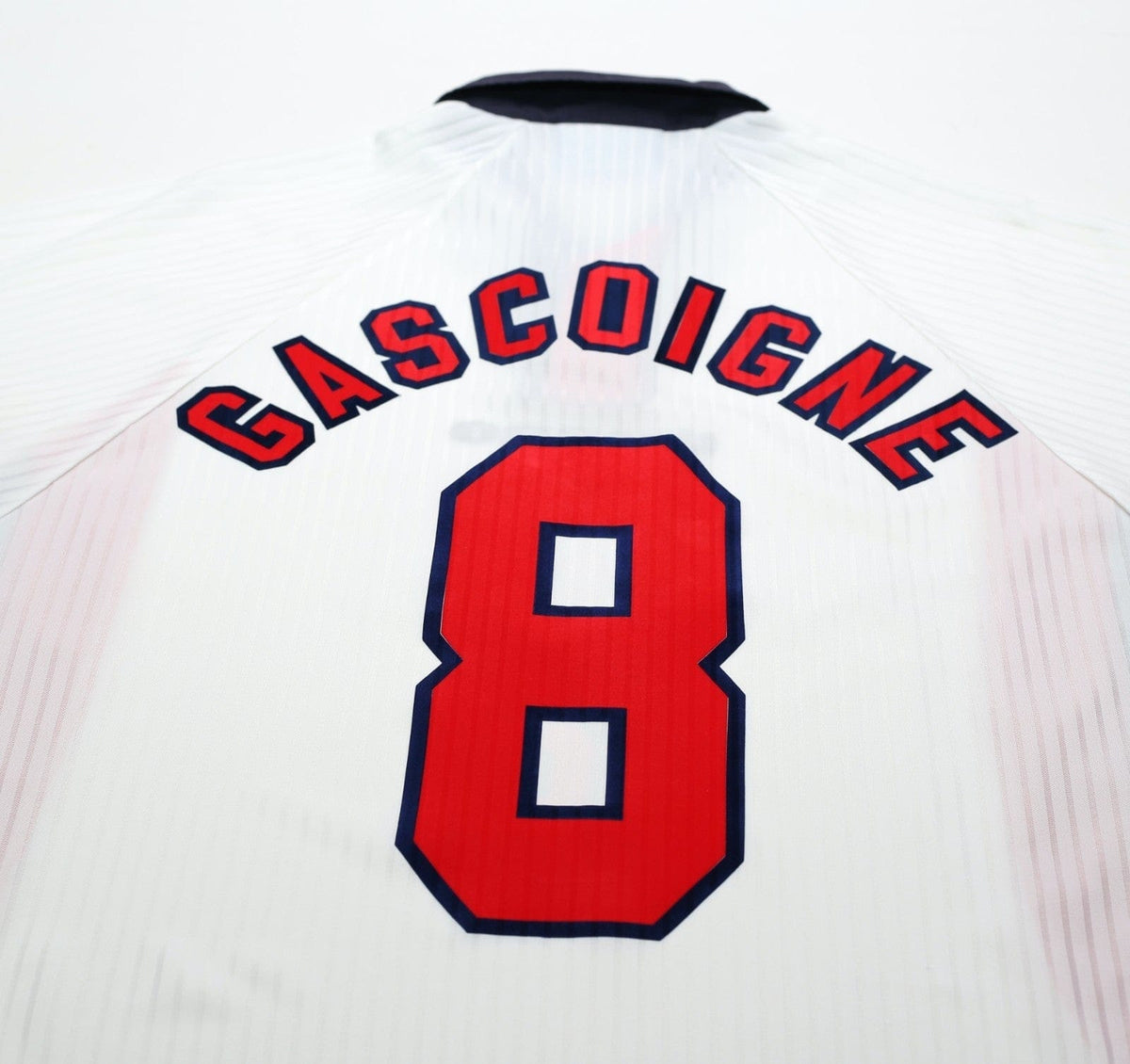 1997/99 GASCOIGNE #8 England Vintage Umbro Home Football Shirt (M/L) Le Tournoi