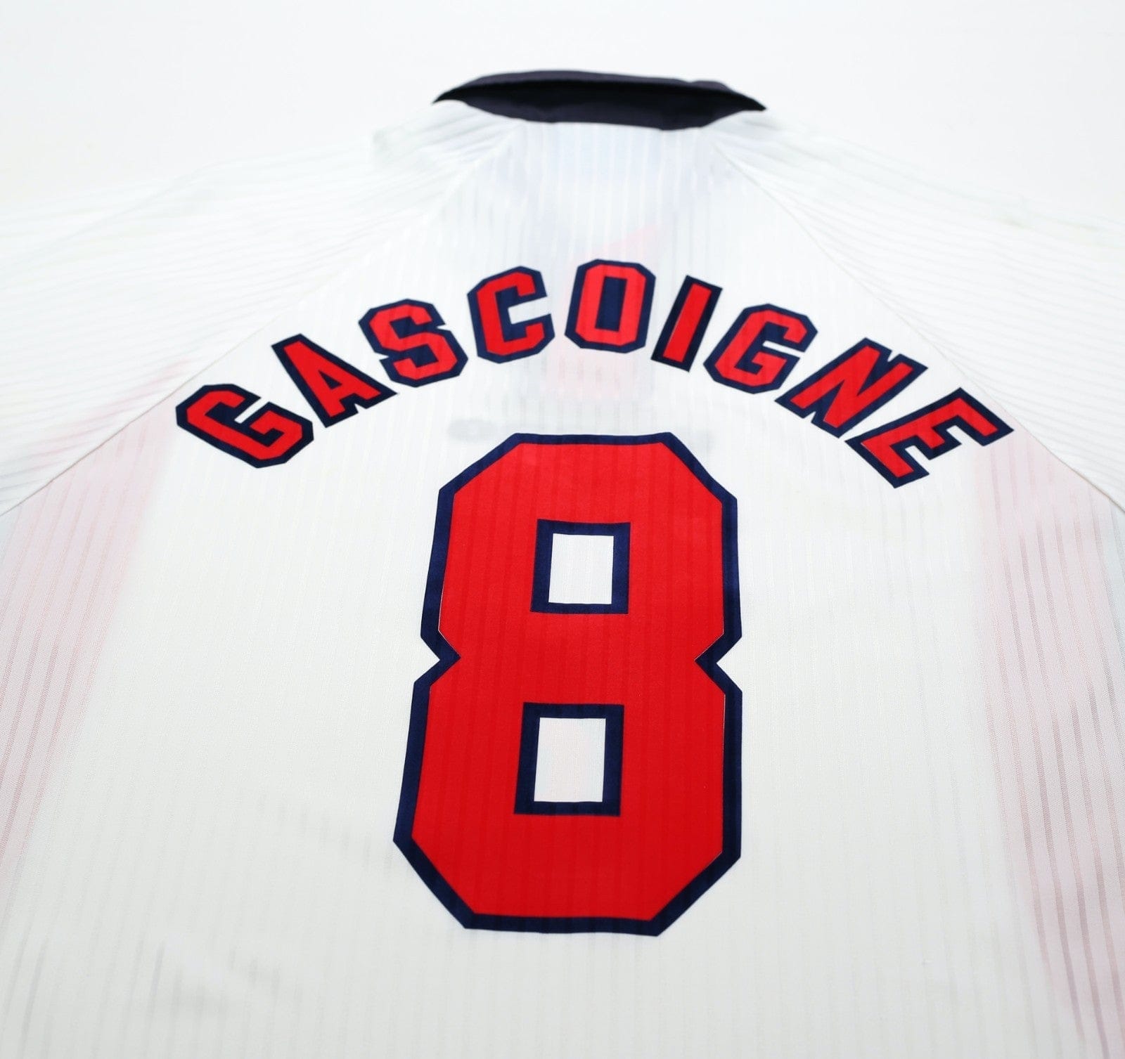 1997/99 GASCOIGNE #8 England Vintage Umbro Home Football Shirt (M/L) Le Tournoi