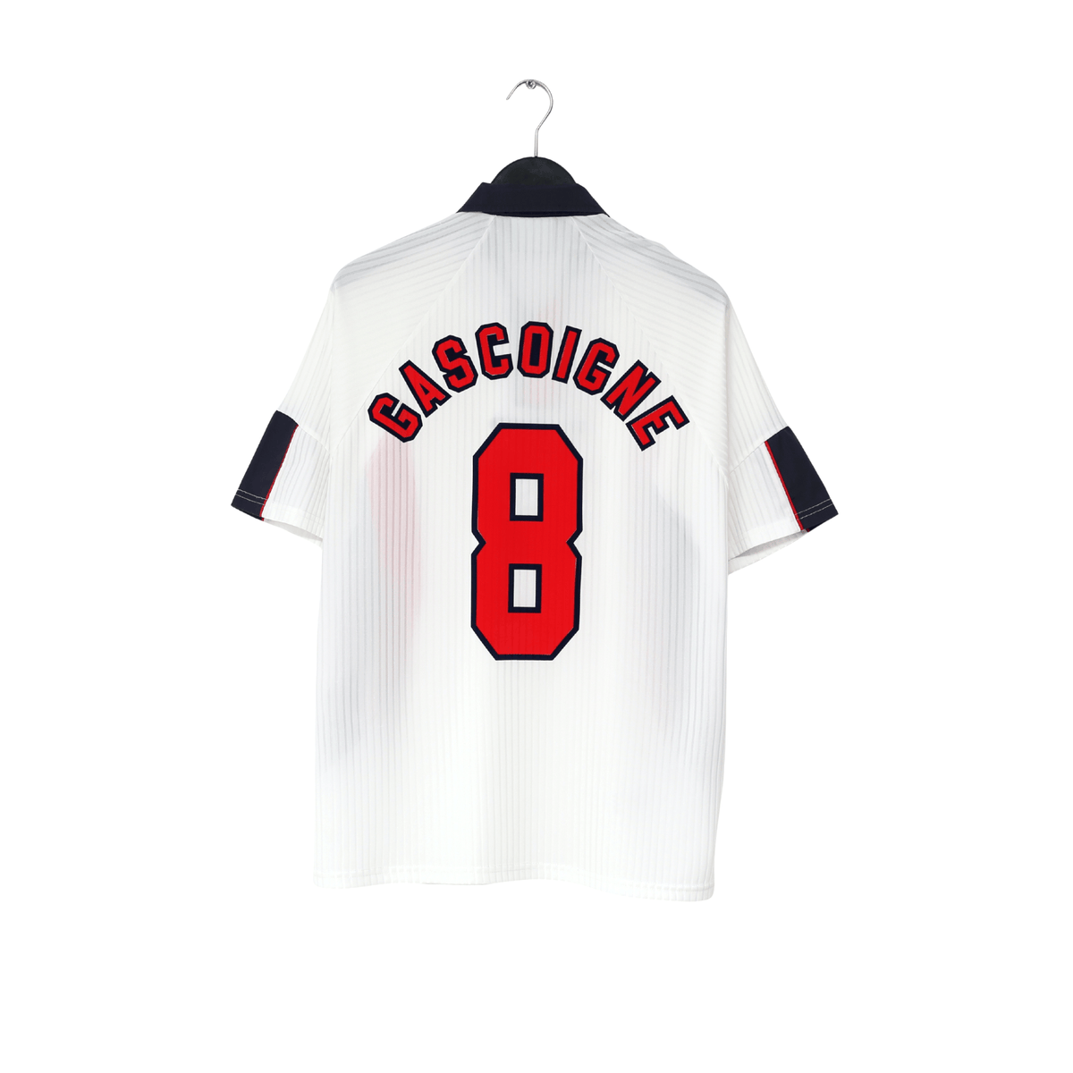 1997/99 GASCOIGNE #8 England Vintage Umbro Home Football Shirt (M/L) Le Tournoi