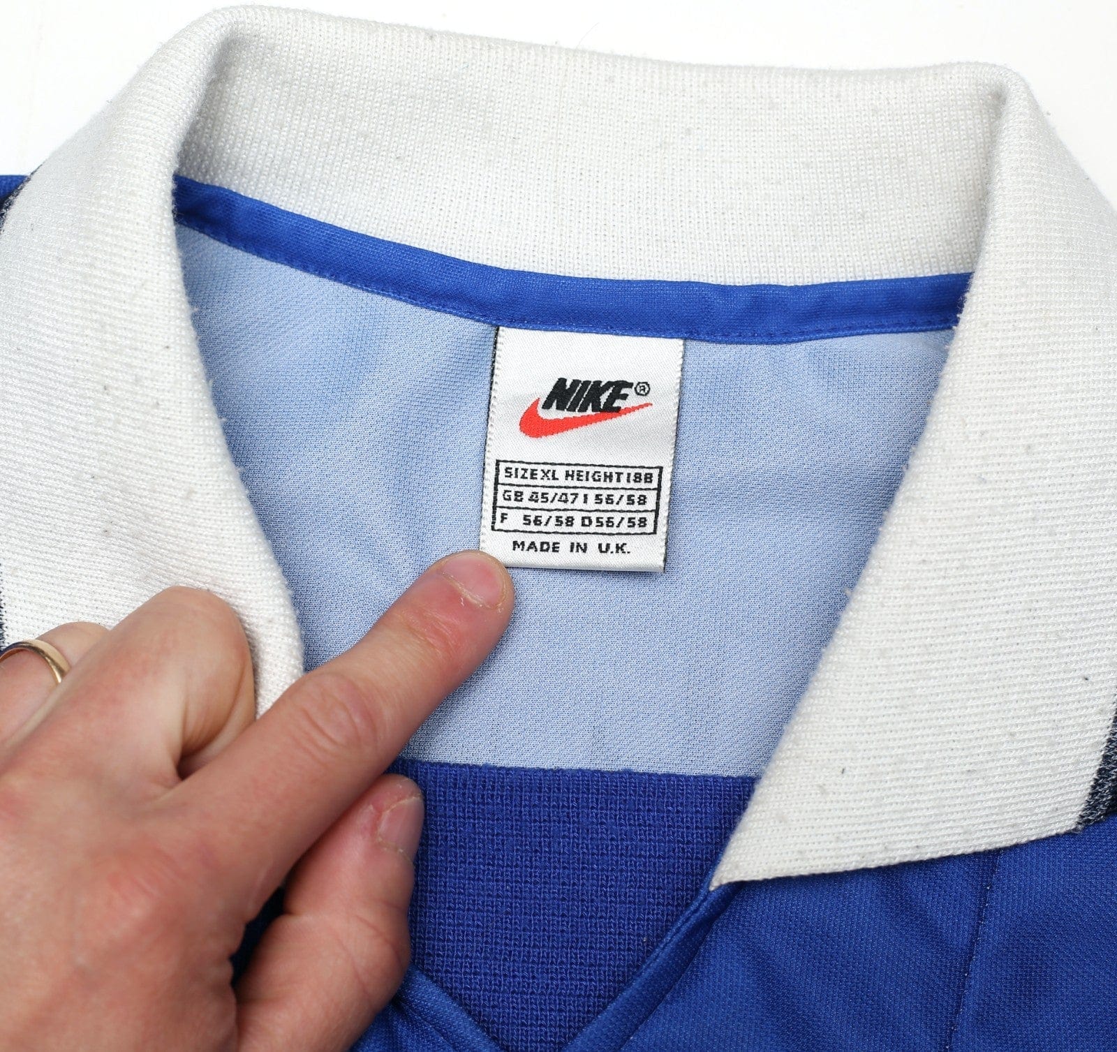 1997/99 GATTUSO #22 Rangers Vintage Nike European Home Football Shirt (L/XL)