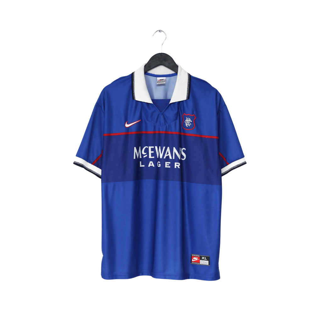 1997/99 GATTUSO #22 Rangers Vintage Nike European Home Football Shirt (L/XL)