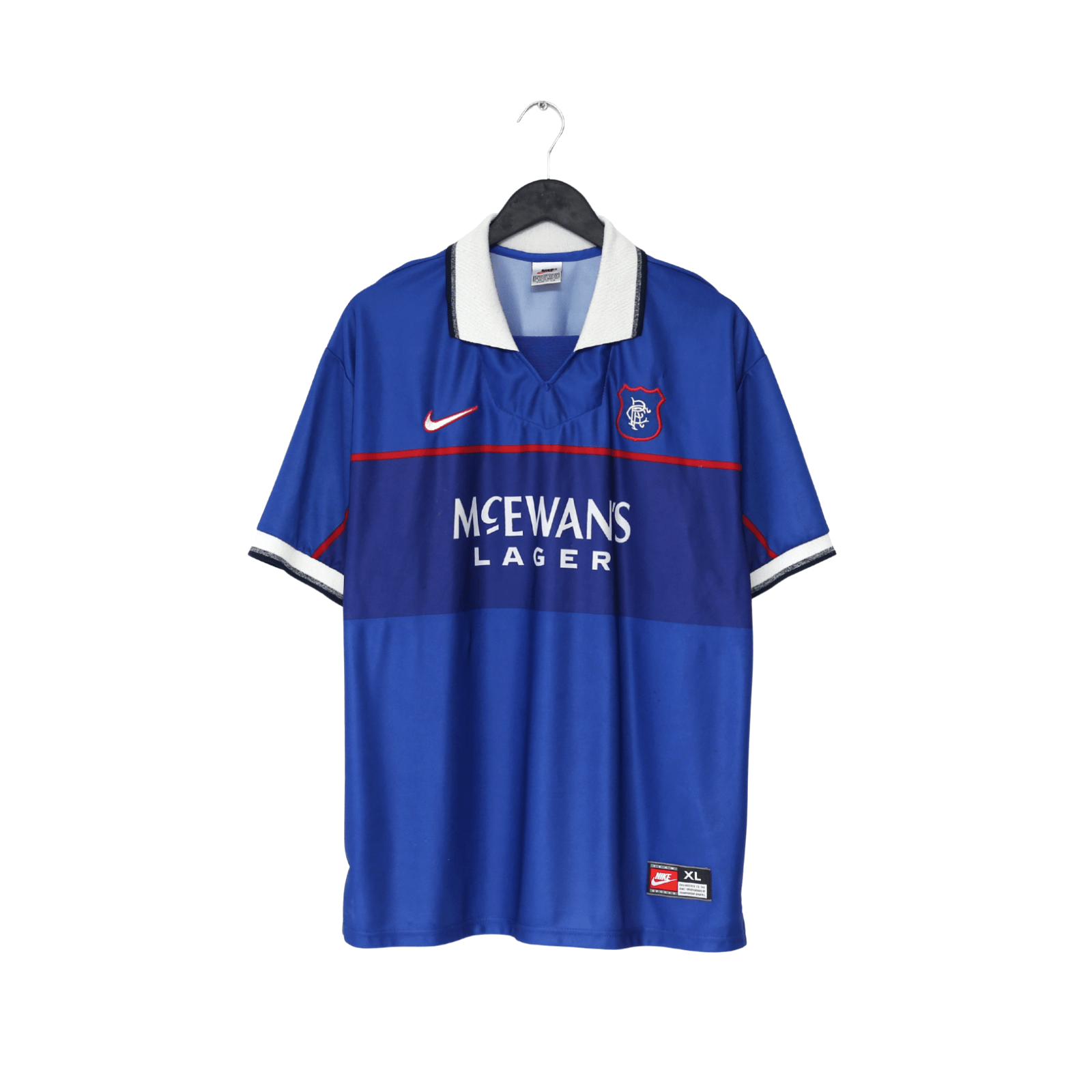 1997/99 GATTUSO #22 Rangers Vintage Nike European Home Football Shirt (L/XL)