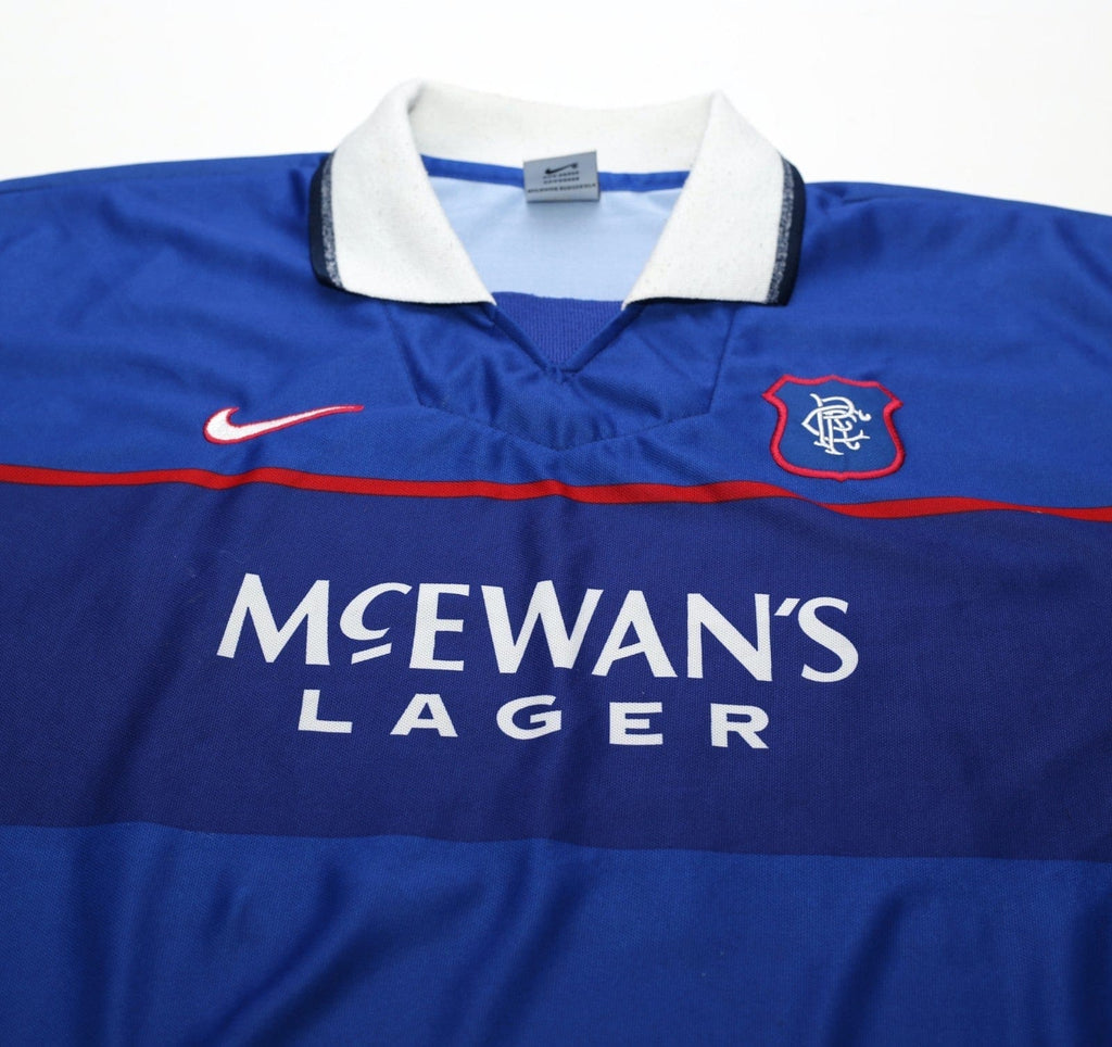 1997/99 GATTUSO #22 Rangers Vintage Nike European Home Football Shirt (L/XL)
