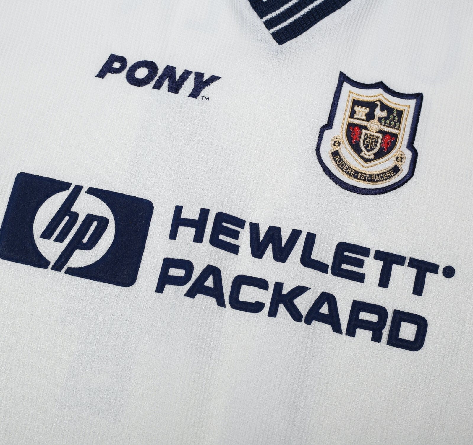 1997/99 GINOLA #14 Tottenham Hotspur Vintage PONY Home Football Shirt (S)