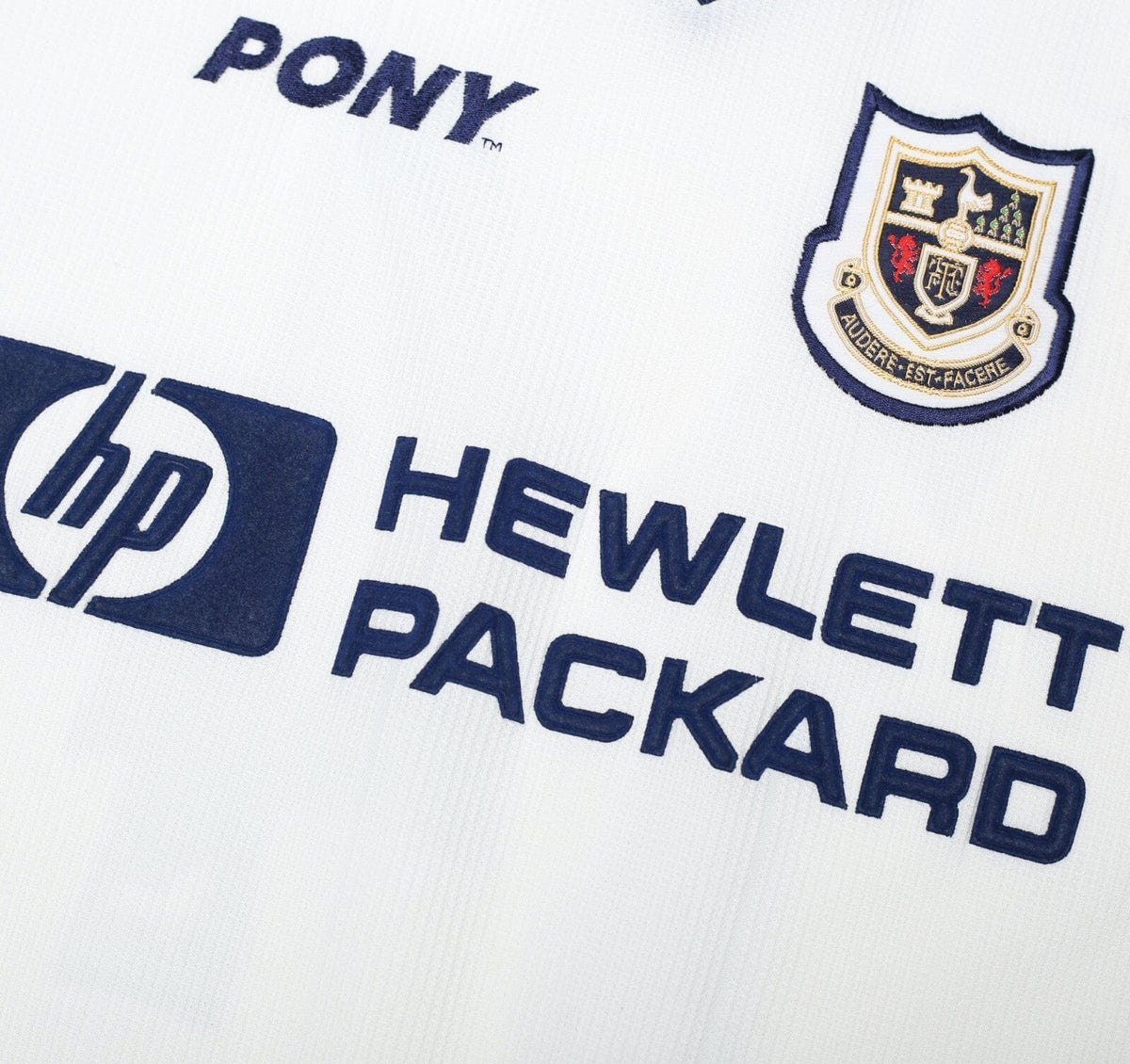 1997/99 GINOLA #14 Tottenham Hotspur Vintage PONY Home Football Shirt (S)