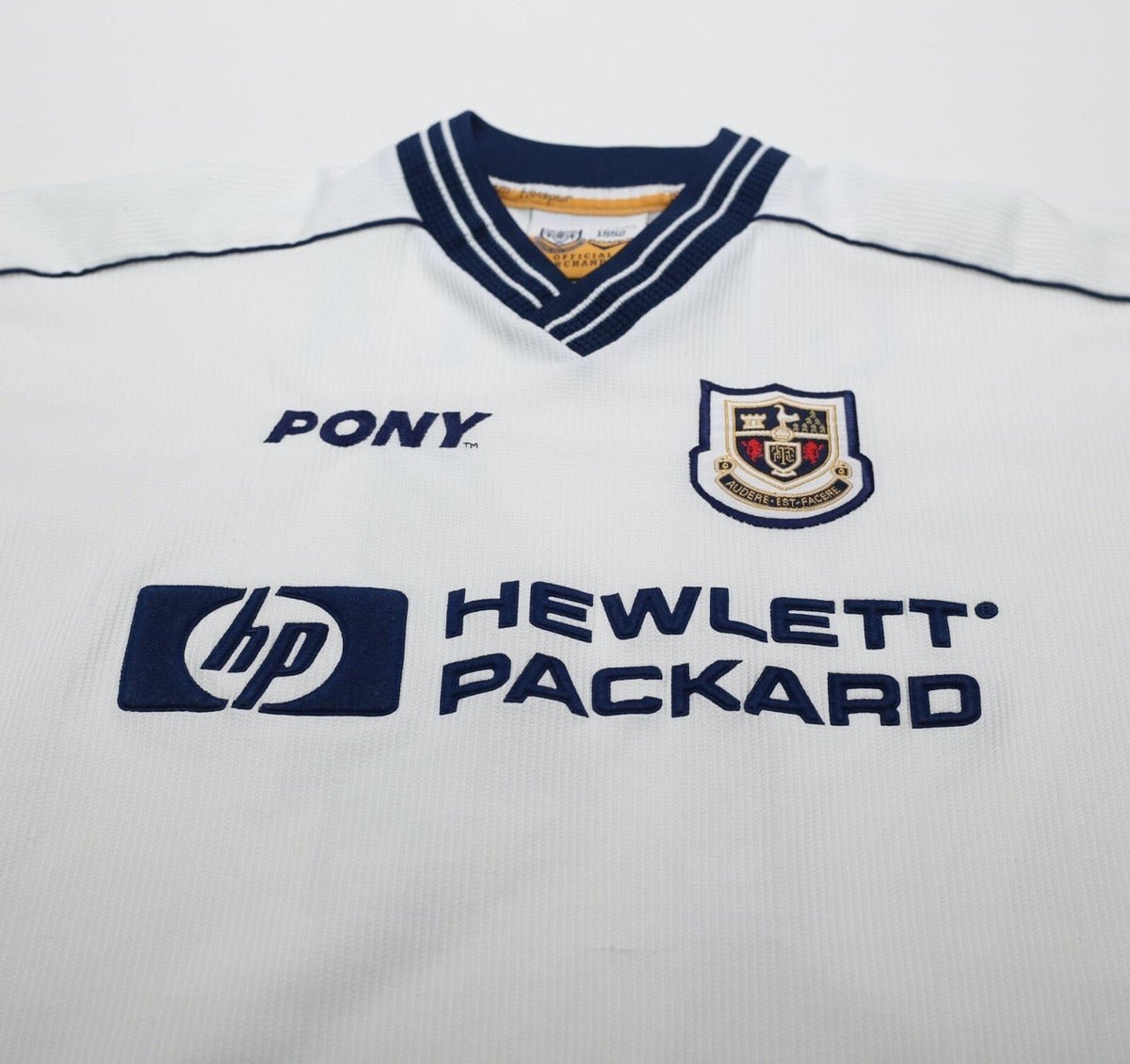 1997/99 GINOLA #14 Tottenham Hotspur Vintage PONY Home Football Shirt (S)