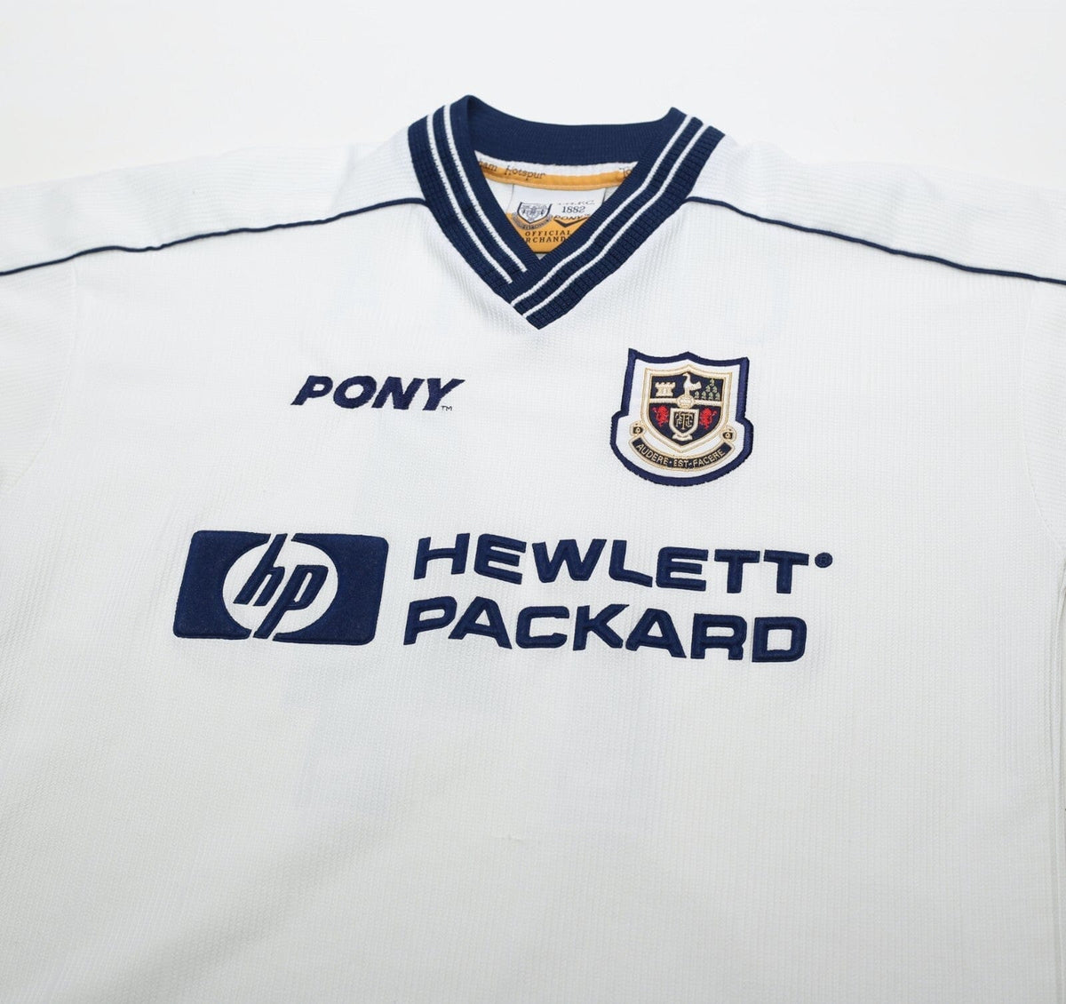 1997/99 GINOLA #14 Tottenham Hotspur Vintage PONY Home Football Shirt (S)