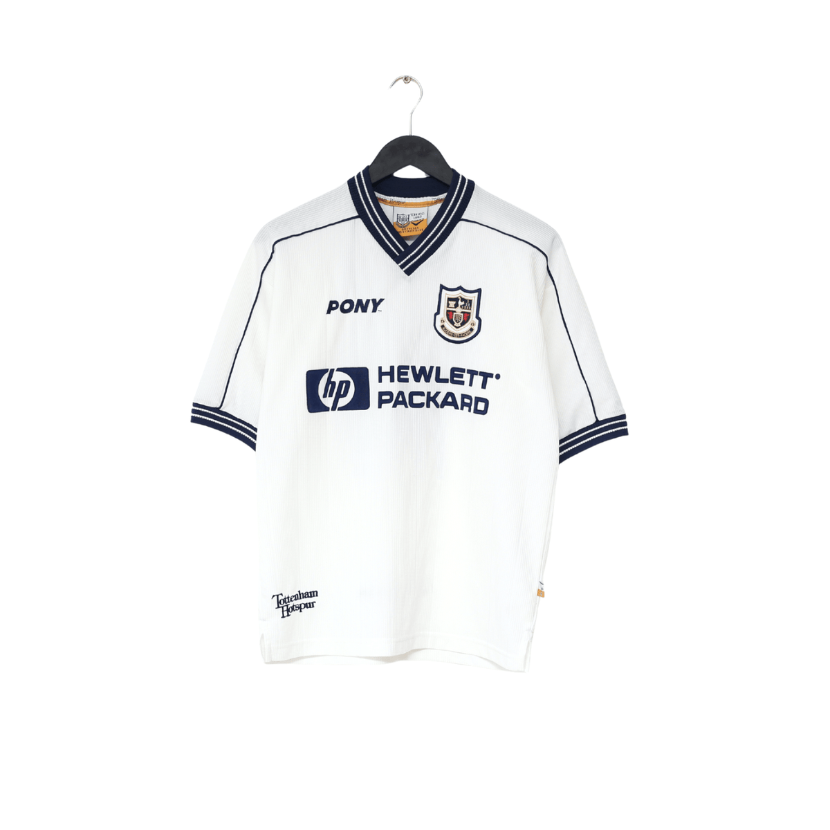 1997/99 GINOLA #14 Tottenham Hotspur Vintage PONY Home Football Shirt (S)