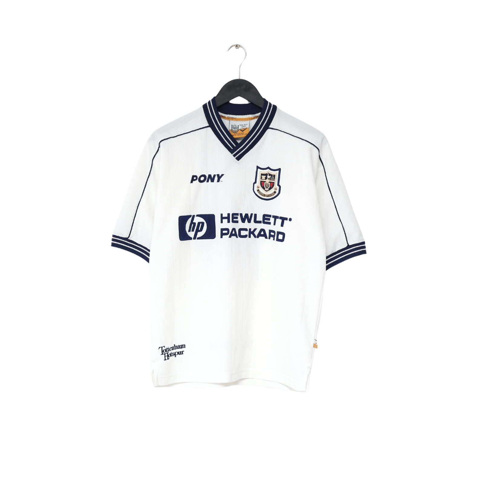 1997/99 GINOLA #14 Tottenham Hotspur Vintage PONY Home Football Shirt (S)