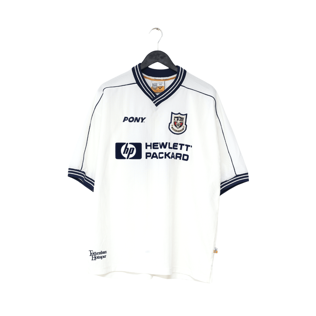 1997/99 GINOLA #14 Tottenham Hotspur Vintage PONY Home Football Shirt (XL)