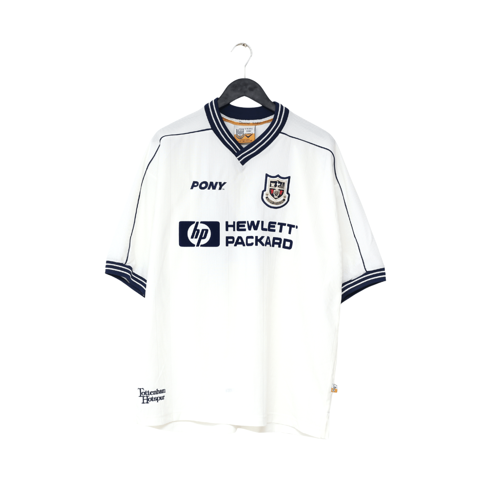 1997/99 GINOLA #14 Tottenham Hotspur Vintage PONY Home Football Shirt (XL)