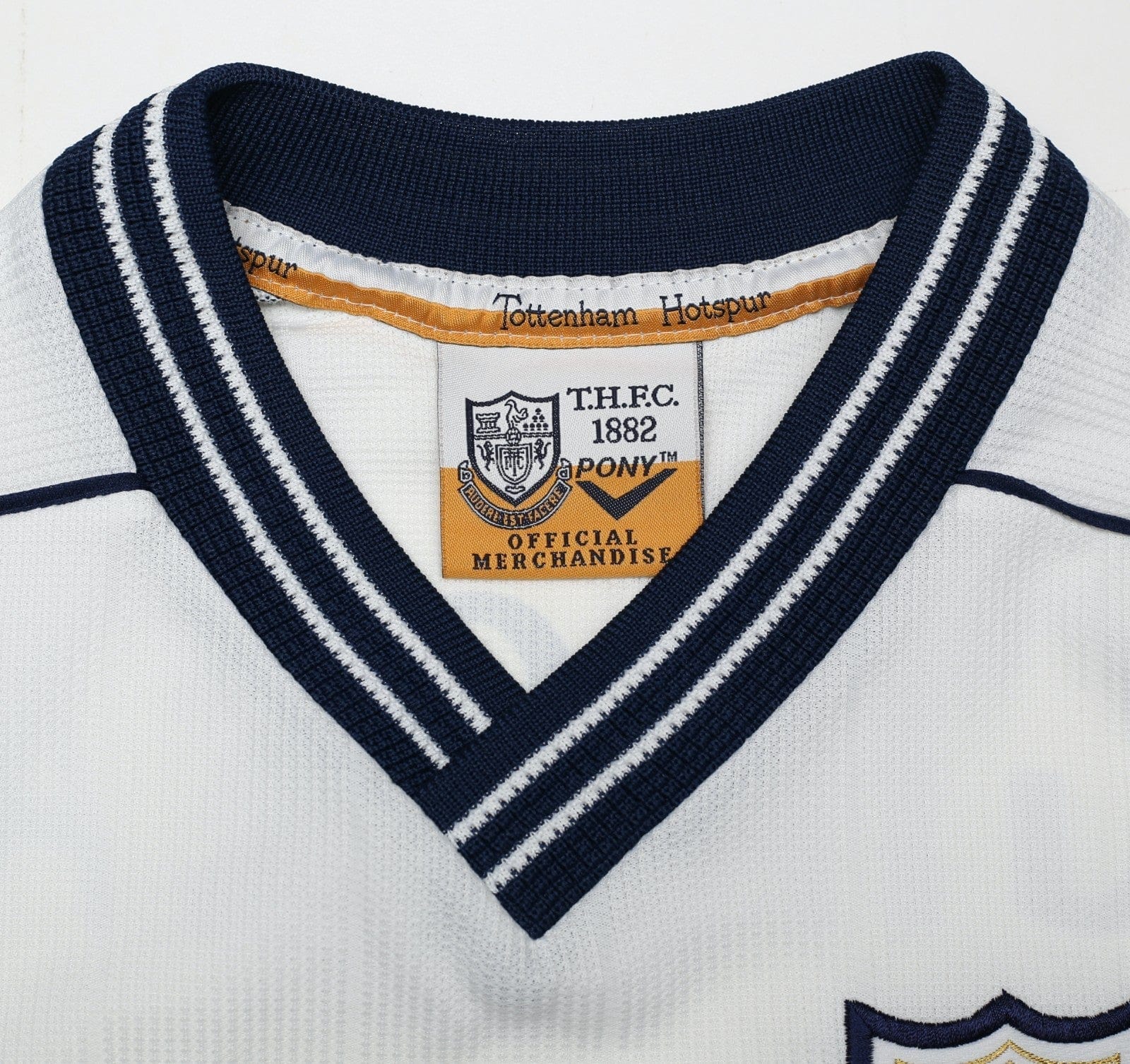 1997/99 GINOLA #14 Tottenham Hotspur Vintage PONY Home Football Shirt (XL)