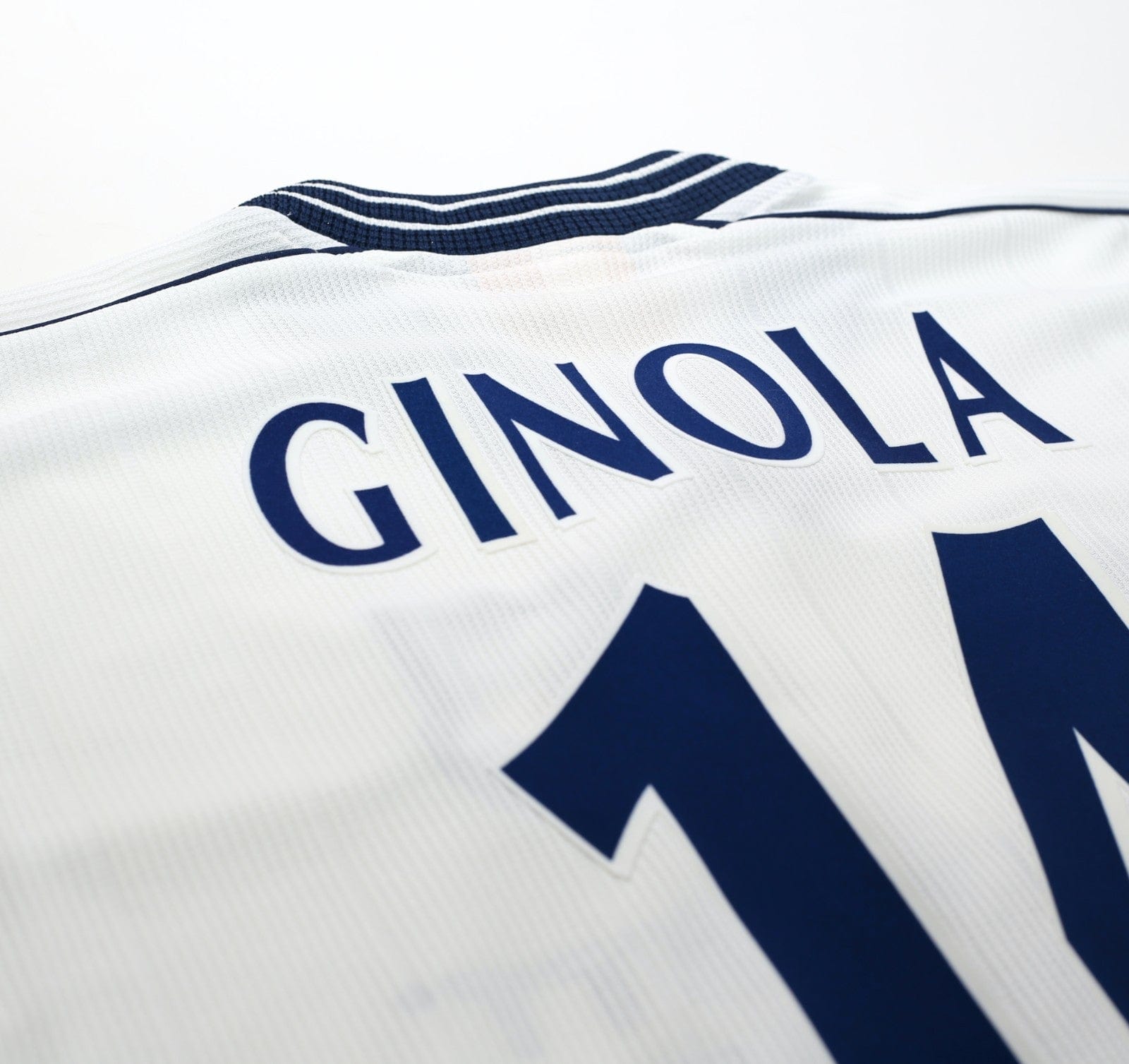1997/99 GINOLA #14 Tottenham Hotspur Vintage PONY Home Football Shirt (XL)