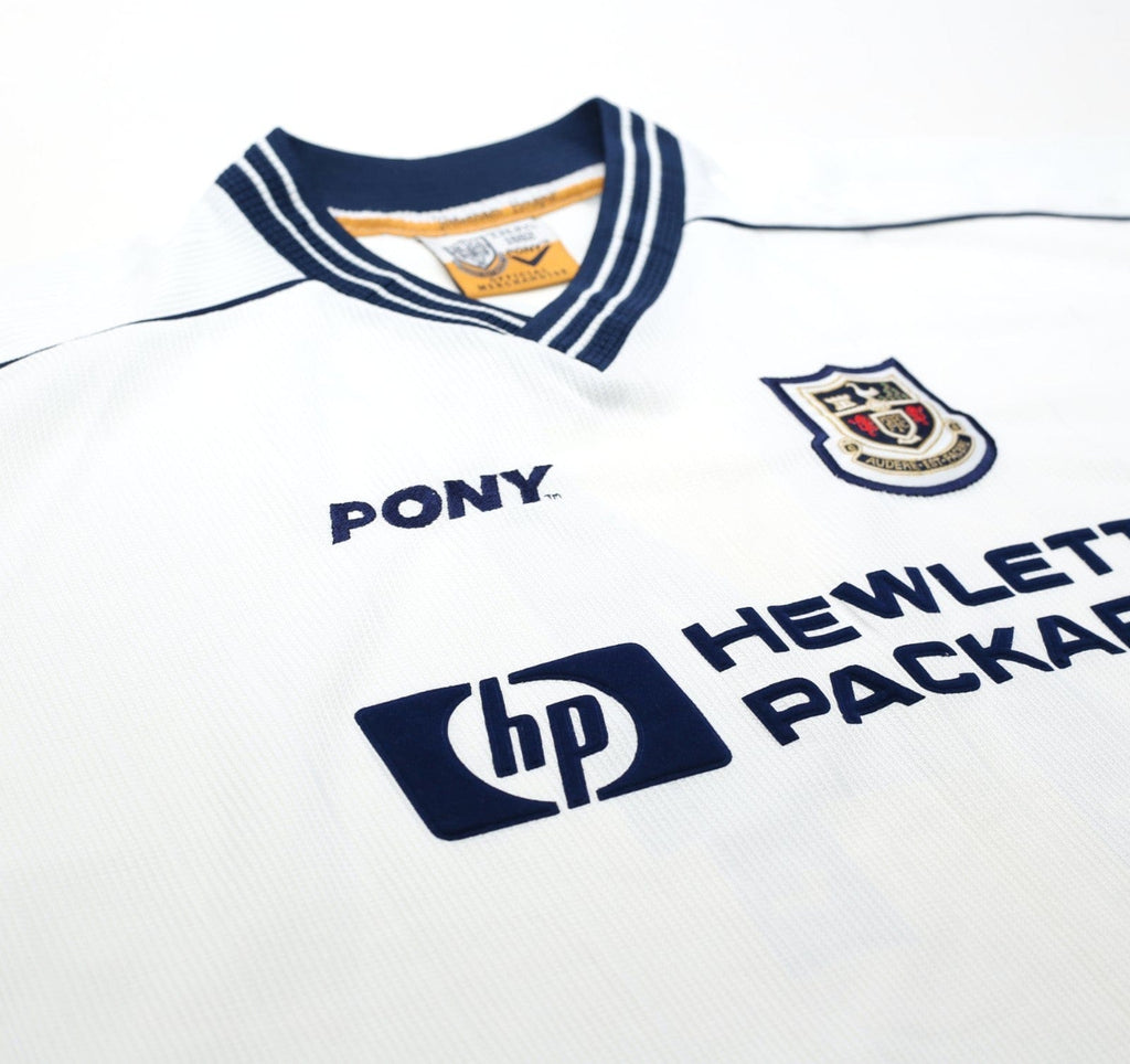 1997/99 GINOLA #14 Tottenham Hotspur Vintage PONY Home Football Shirt (XL)
