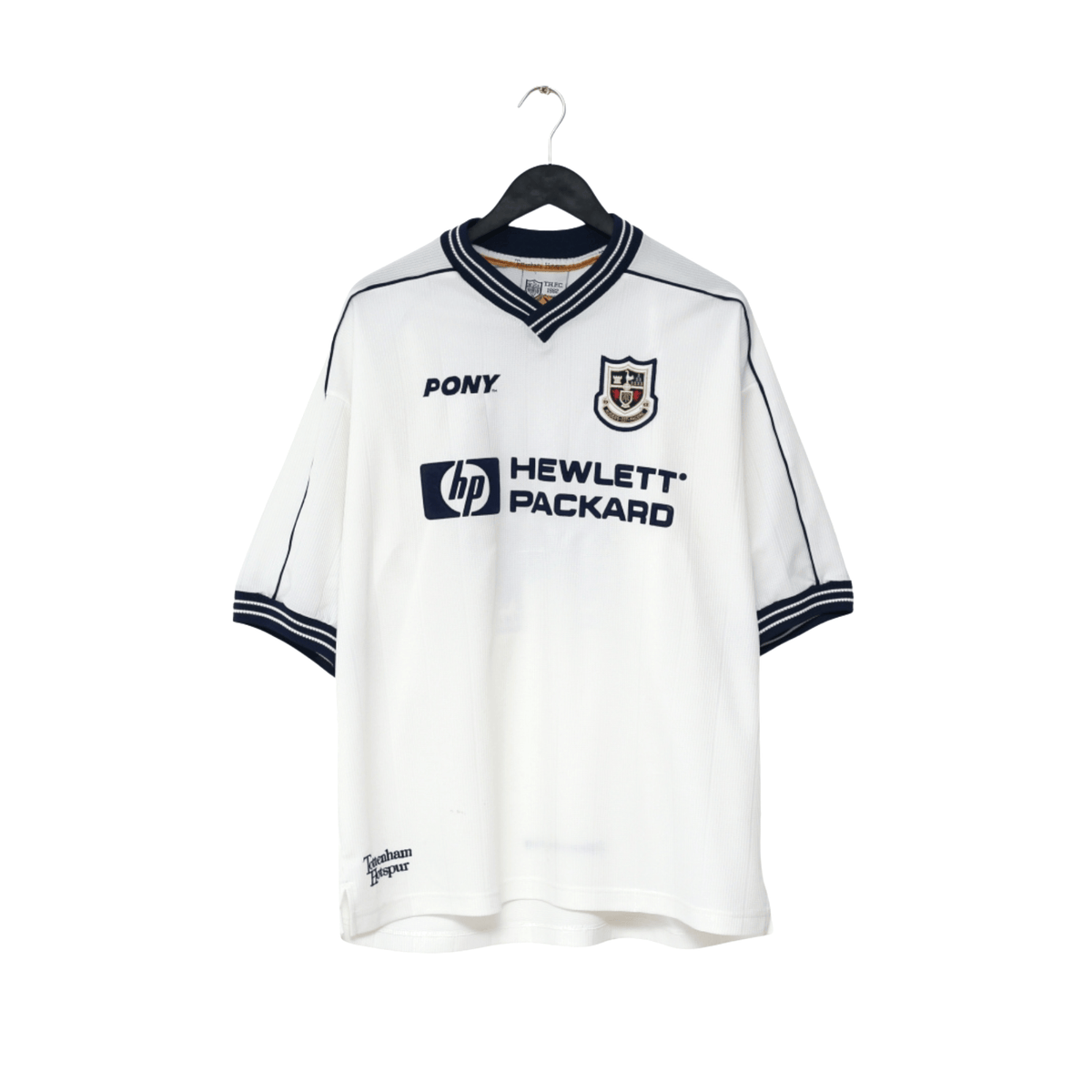 1997/99 Ginola #14 Tottenham Hotspur Vintage PONY Home Football Shirt (XL)