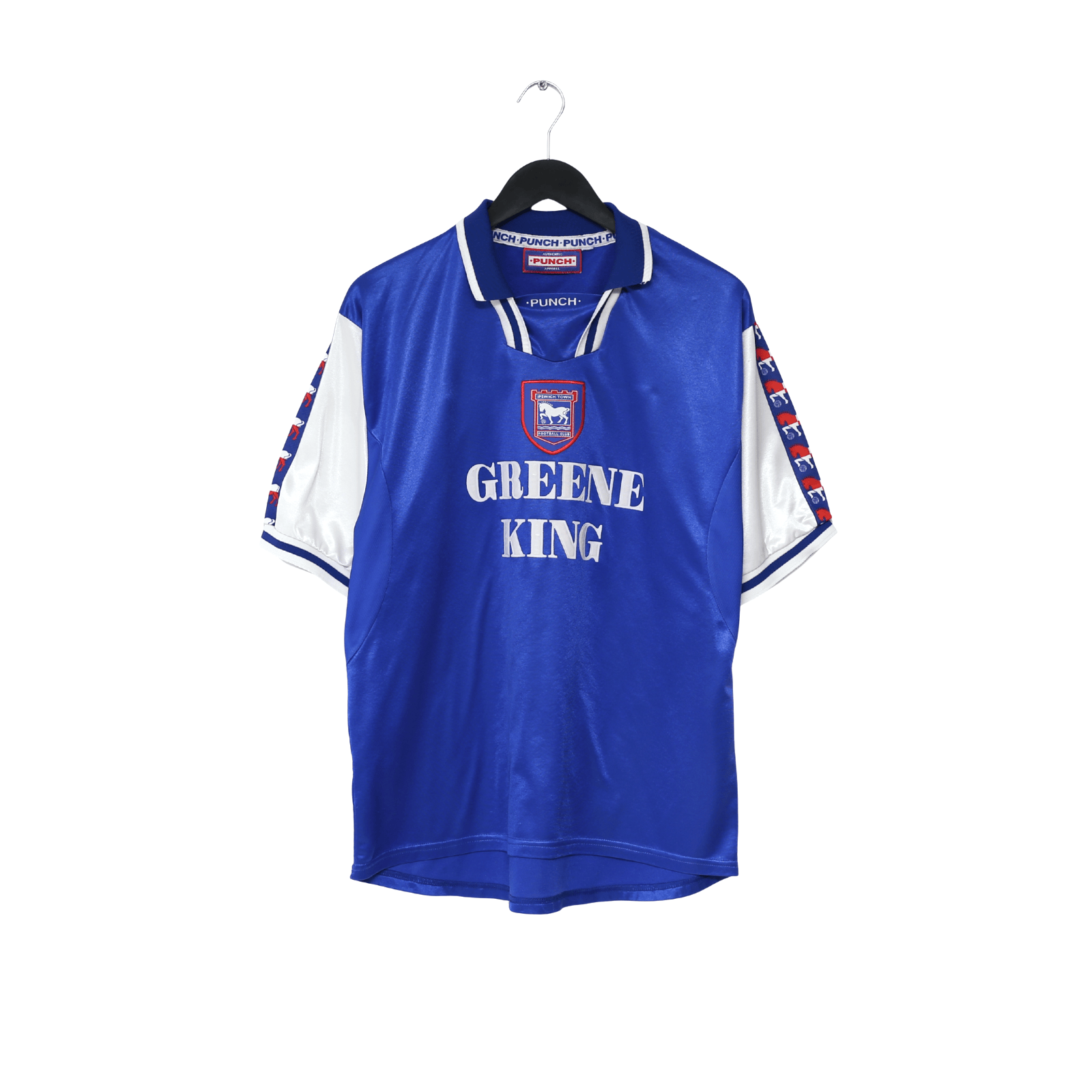1997/99 Ipswich Town Vintage Punch Home Football Shirt (M/L)