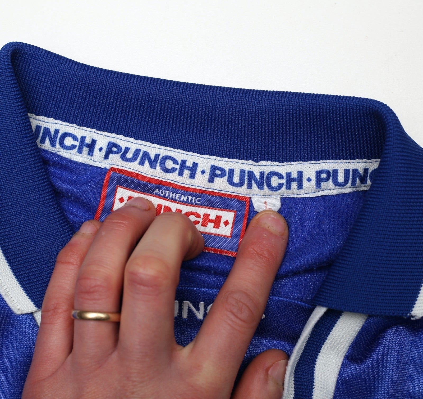 1997/99 Ipswich Town Vintage Punch Home Football Shirt (M/L)